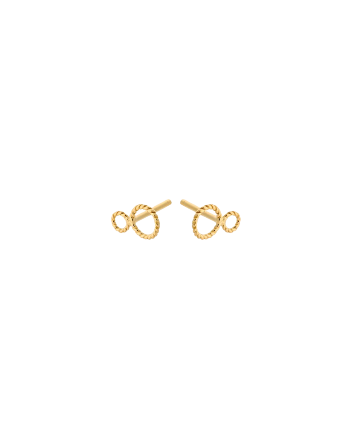 Twisted Ohrstecker – gold