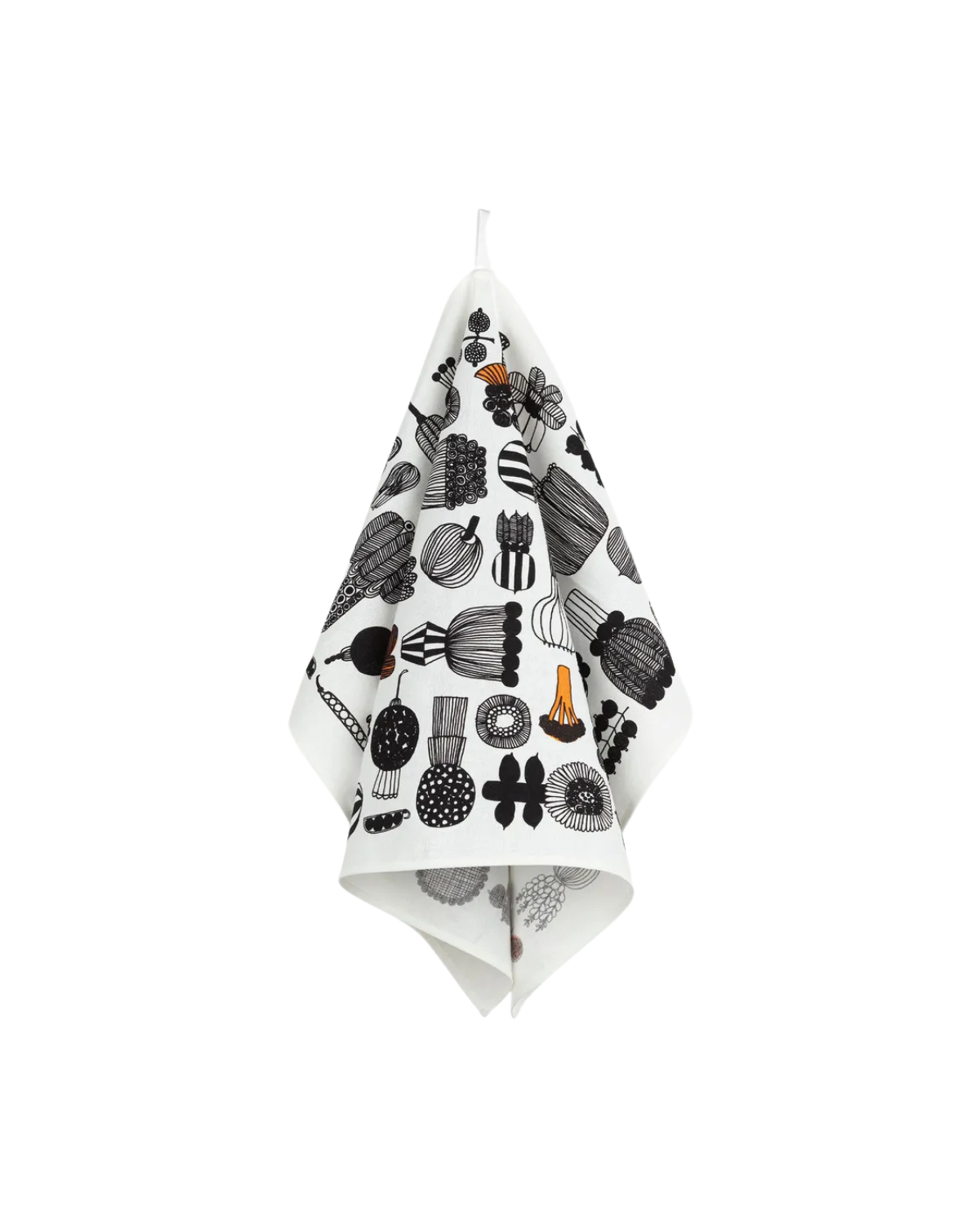 Geschirrtuch Puutarhurin parhaat - Black / Orange