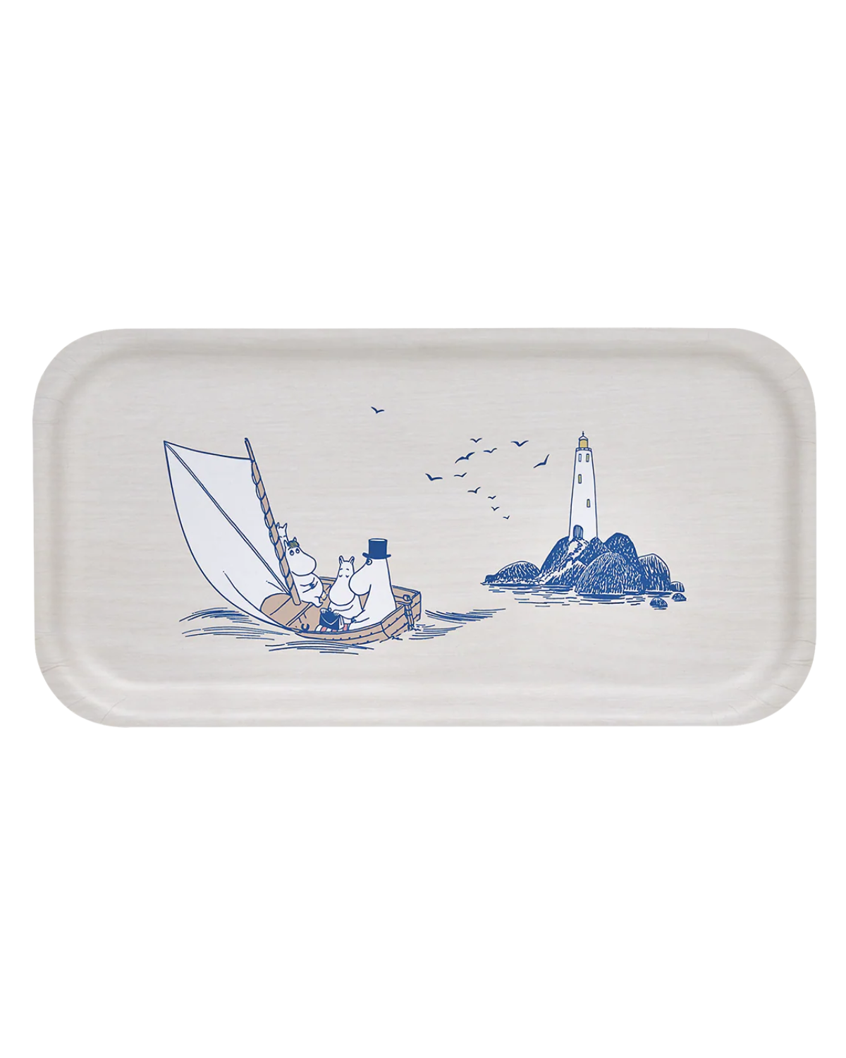 Mumin Holz-Serviertablett - Sailors
