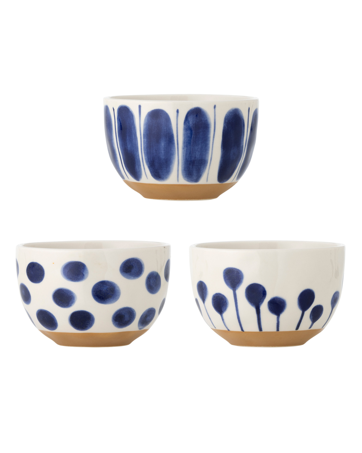 Schalen Linora – Blau (3er Set)