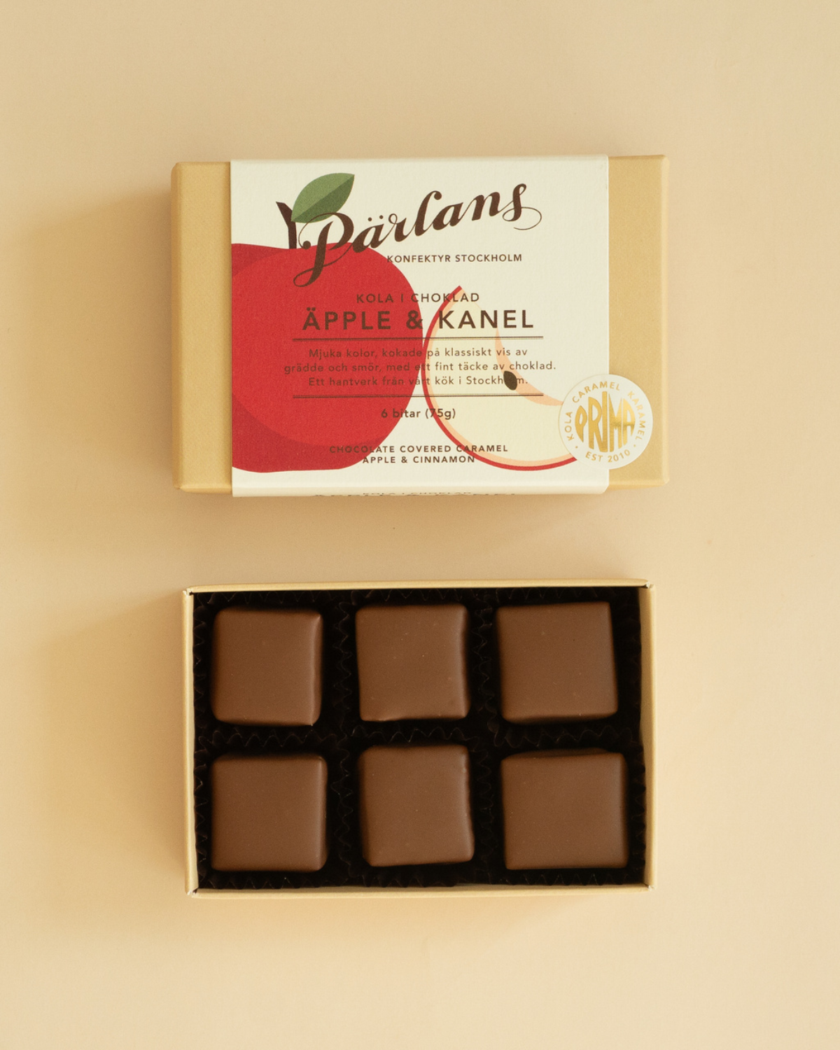 Karamell-Konfekt - Apfel & Zimt 6 Stk.