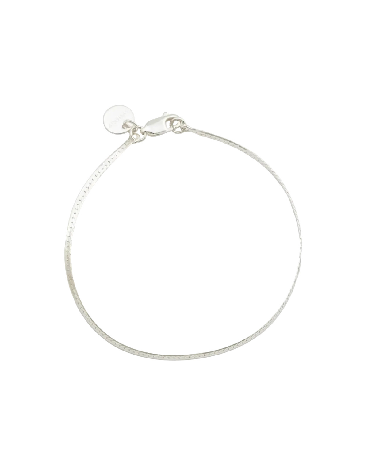 Armband Herringbone - silber Gr. M/L