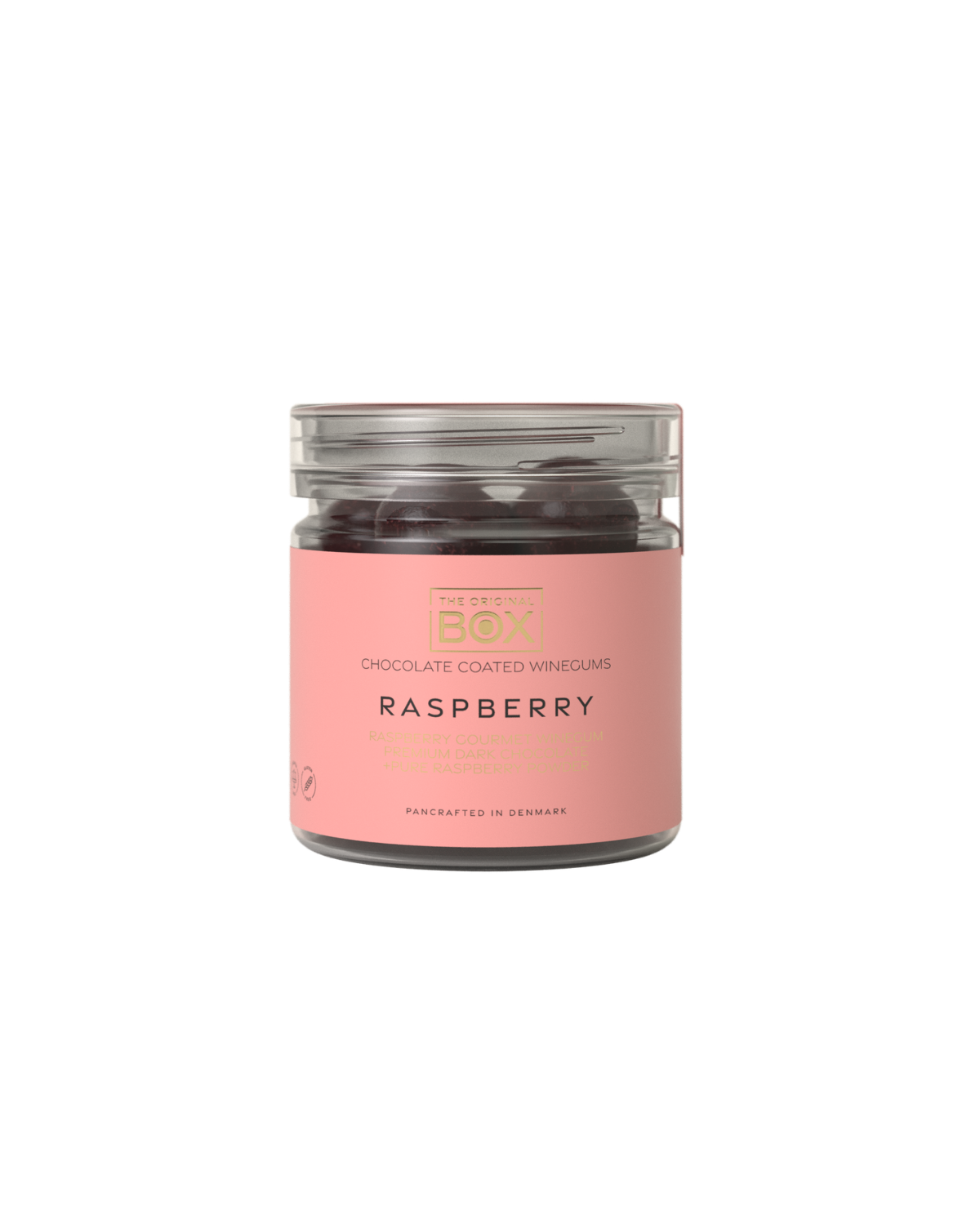 Fruchtgummi mit Schokolade – Dark Raspberry / Himbeere & Dunkle Schokolade 110 g