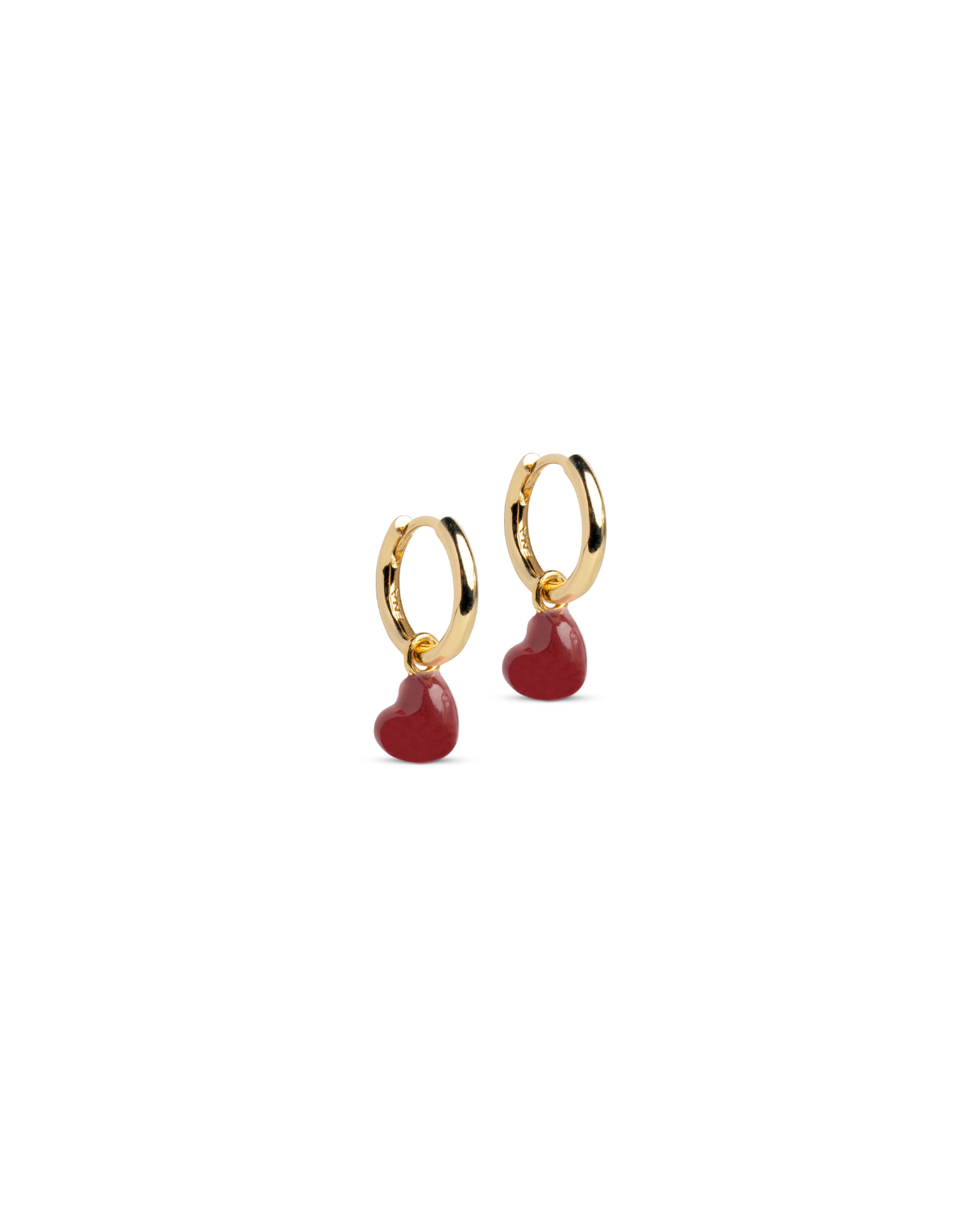 Ohrringe Grand Amore - Gold/Bordeaux