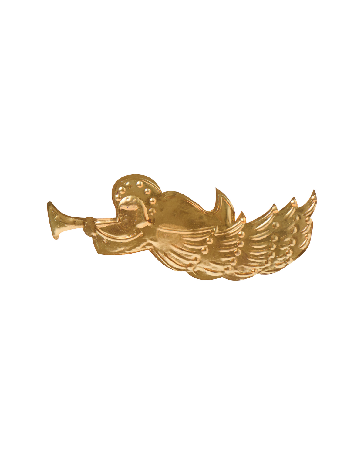 Christbaumanhänger Engel mit Trompete