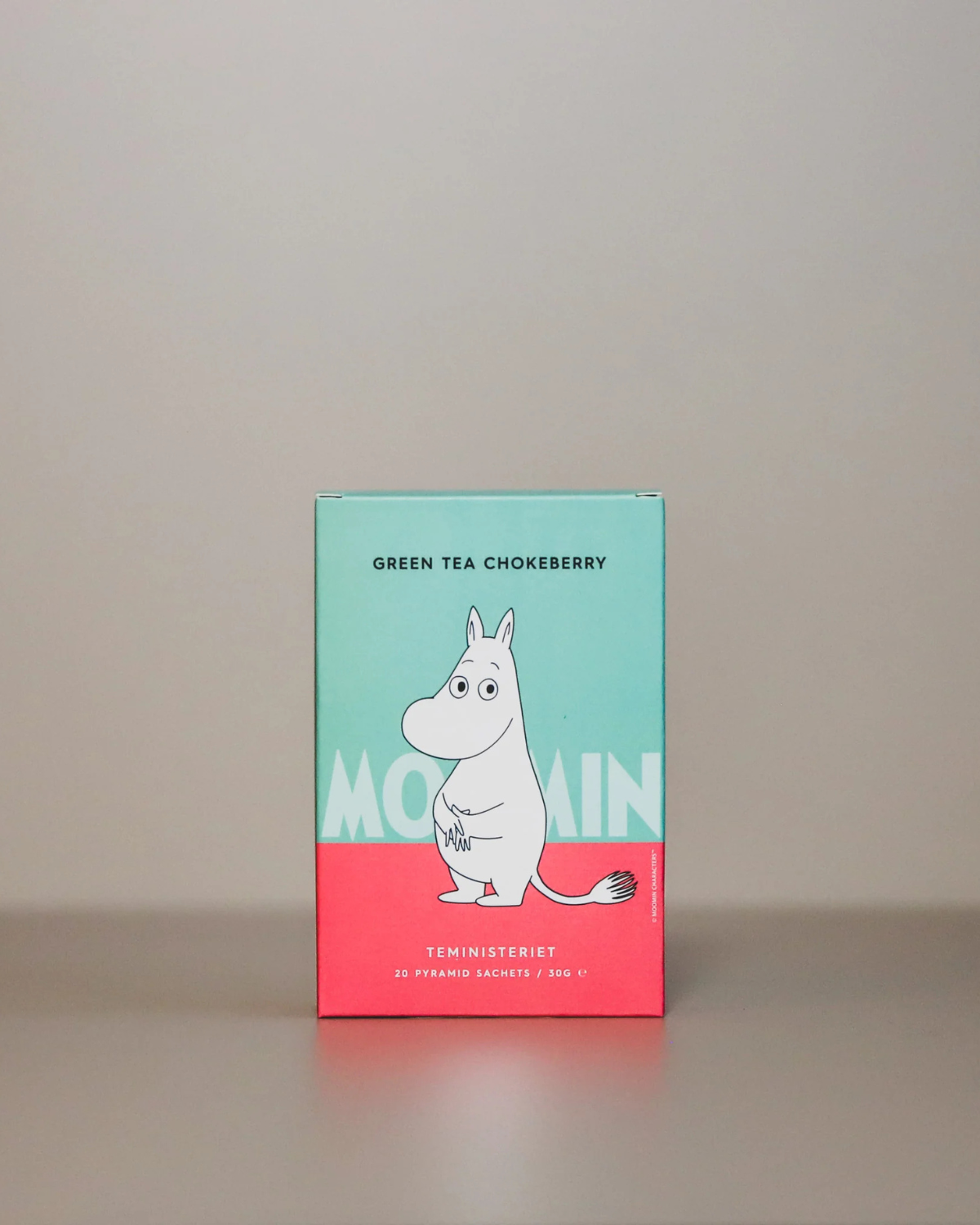 Mumin Green Tea Chokeberry – Grüner Tee mit Aronia & Sanddorn (Pyramidenbeutel)