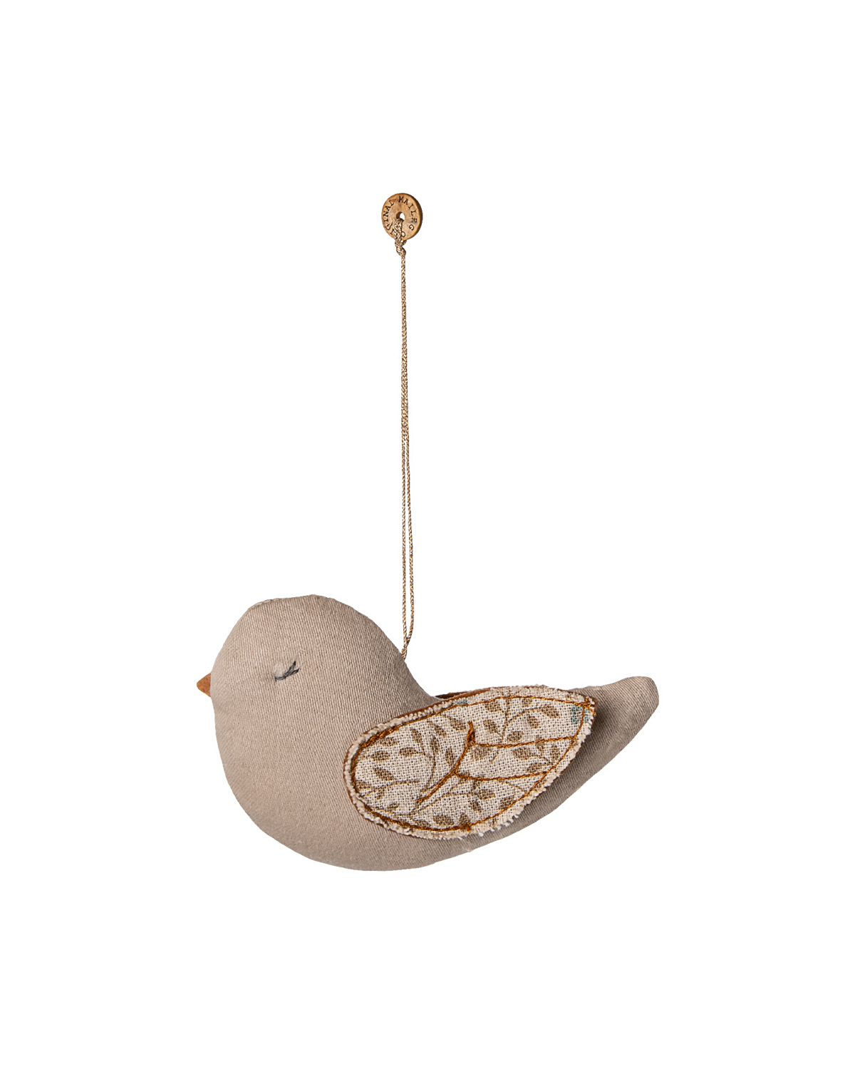 Stoffornament Vogel - Äste/Blau