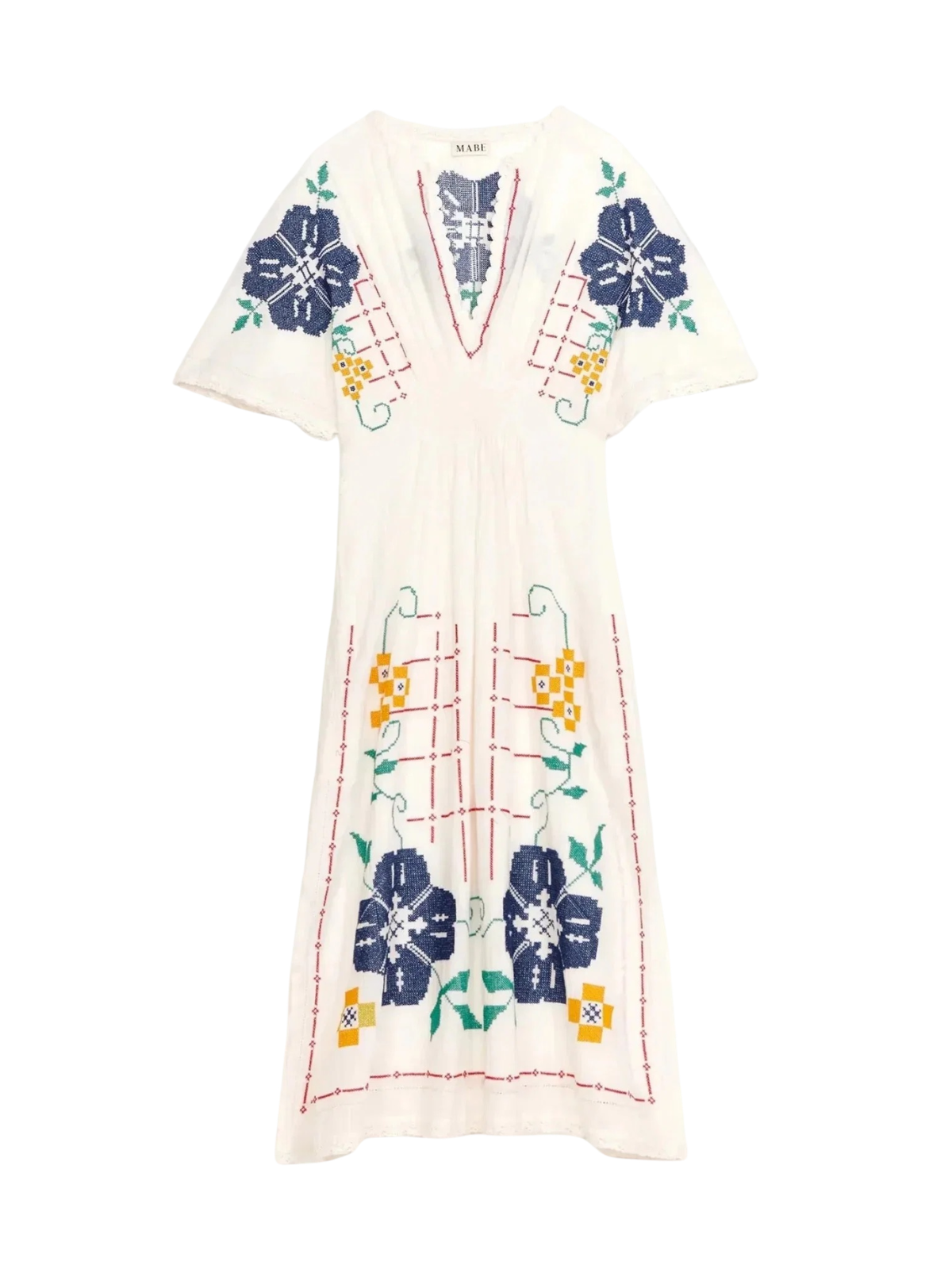 Kleid Laney EMB - Ecru/Multi