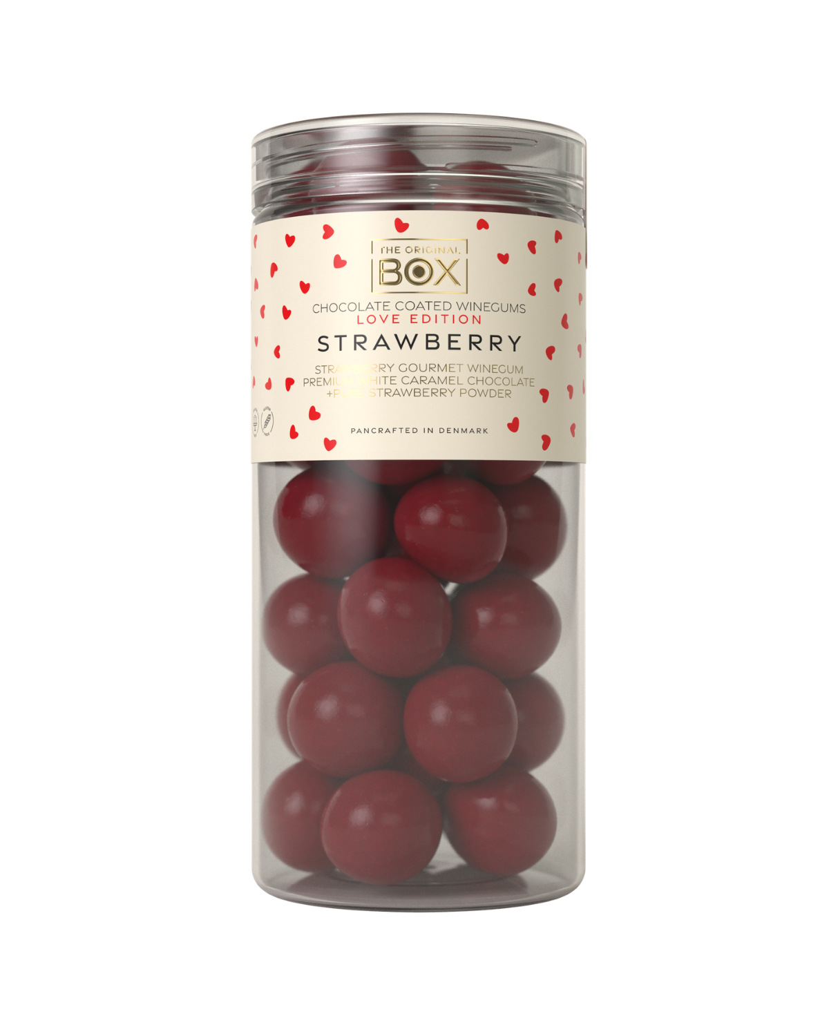 Fruchtgummi mit Schokolade – LOVE EDITION - Strawberry - 250 g