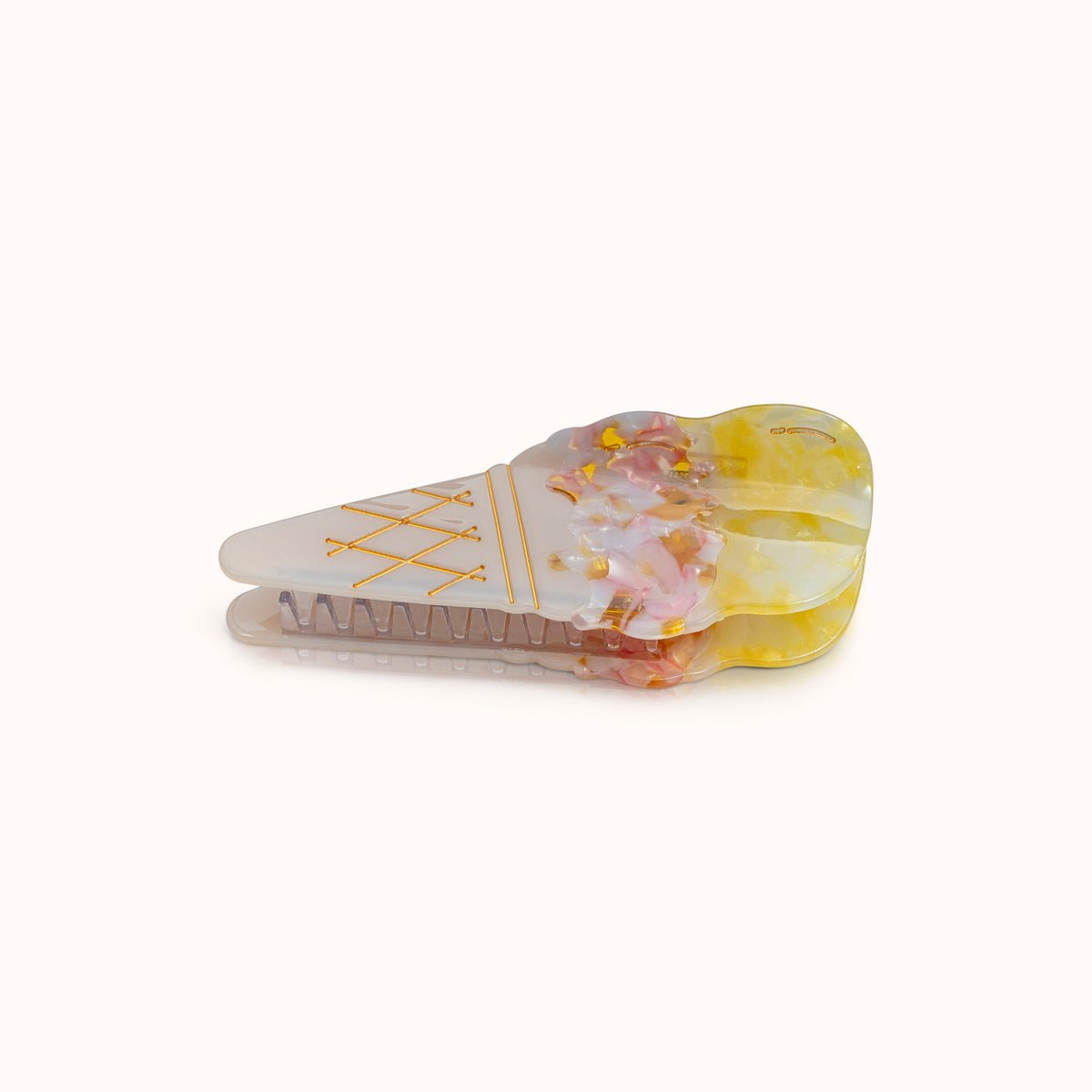 Haarklammer Icecream - Yellow