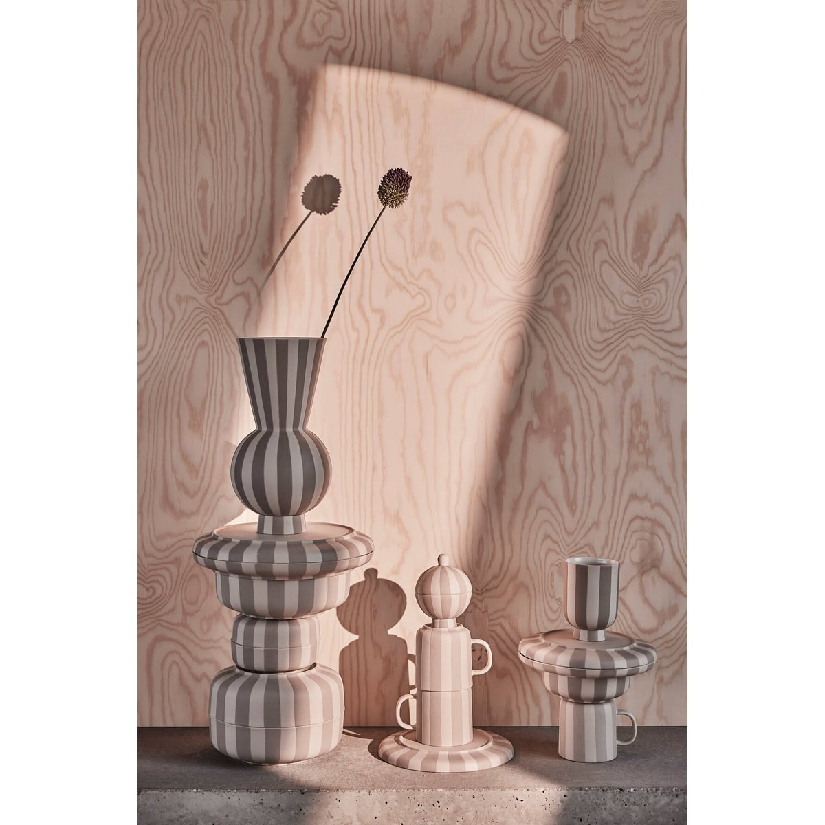 Vase Toppu - Rund