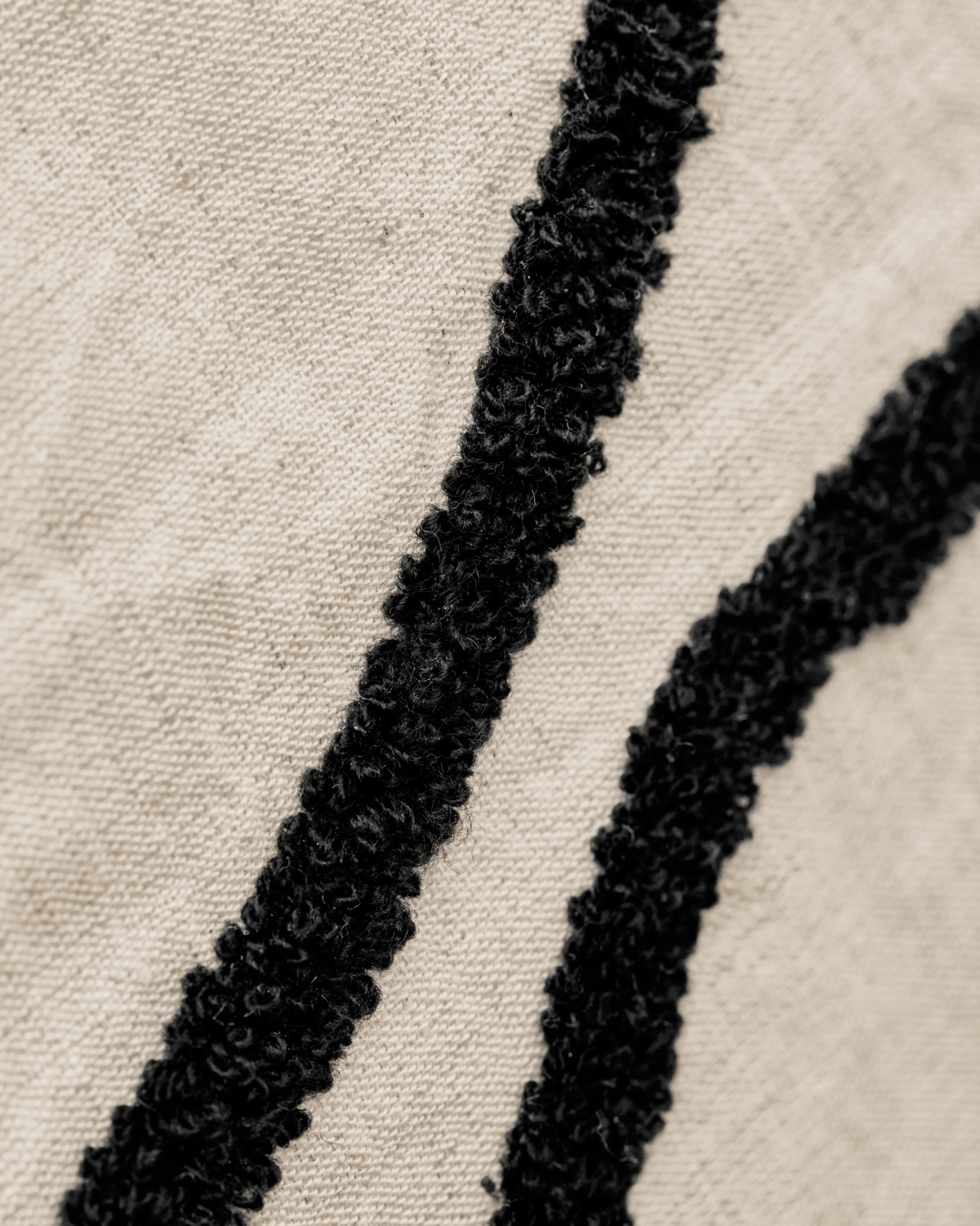 Kissenbezug Fly 50 x 50 schwarz / beige