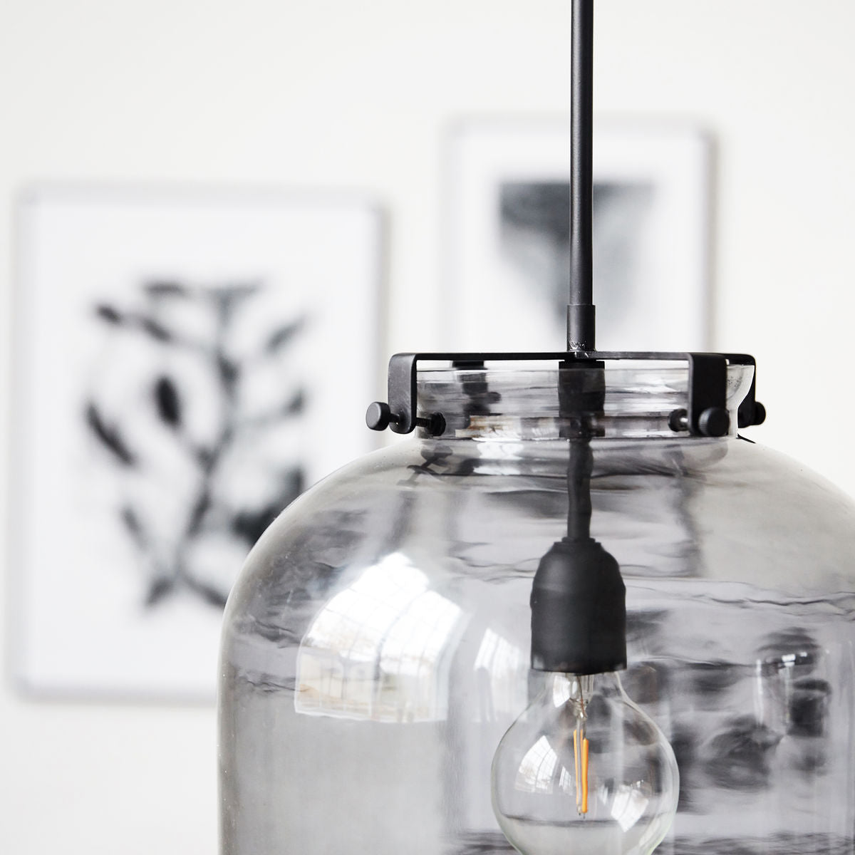 Lampe Ball - grau