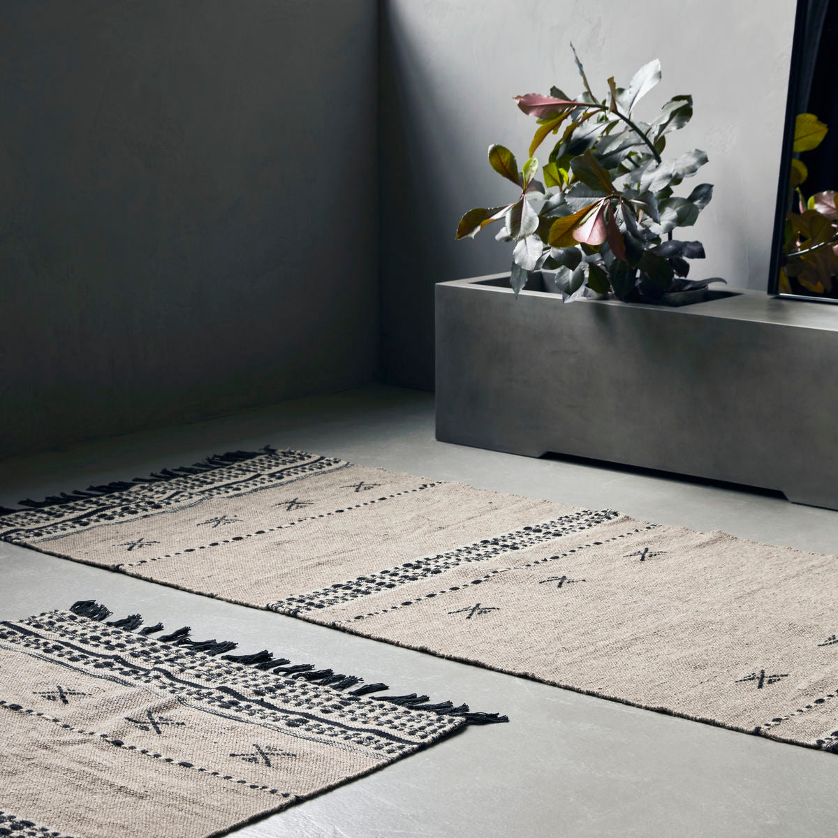 Teppich Cros - sand 90 x 300 cm