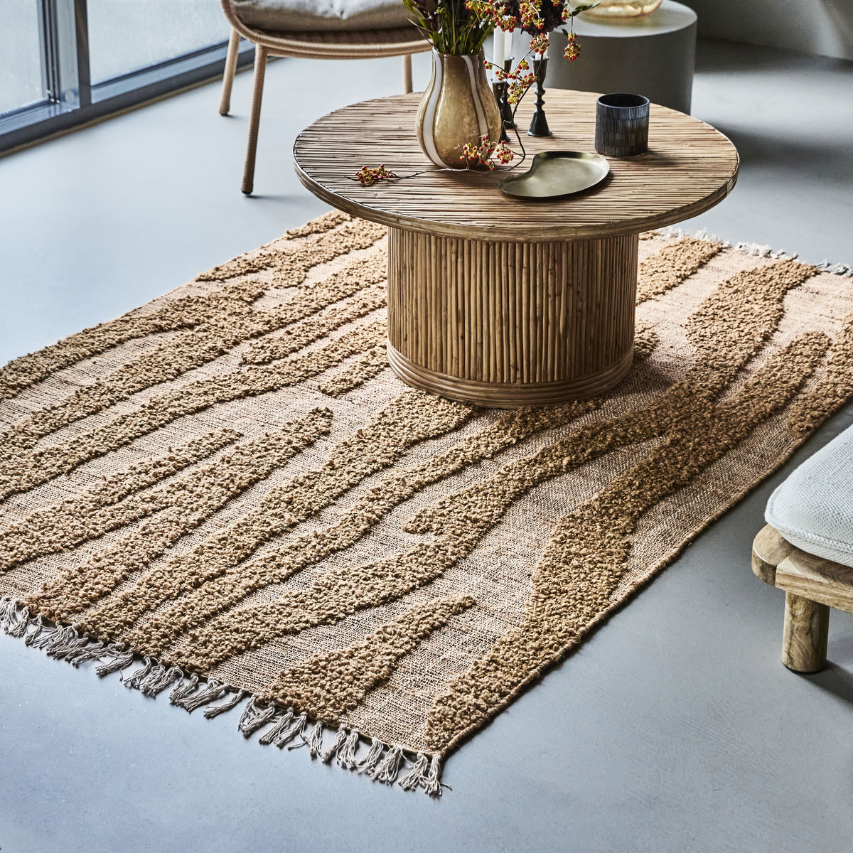 Teppich Get - braun 140 x 200 cm
