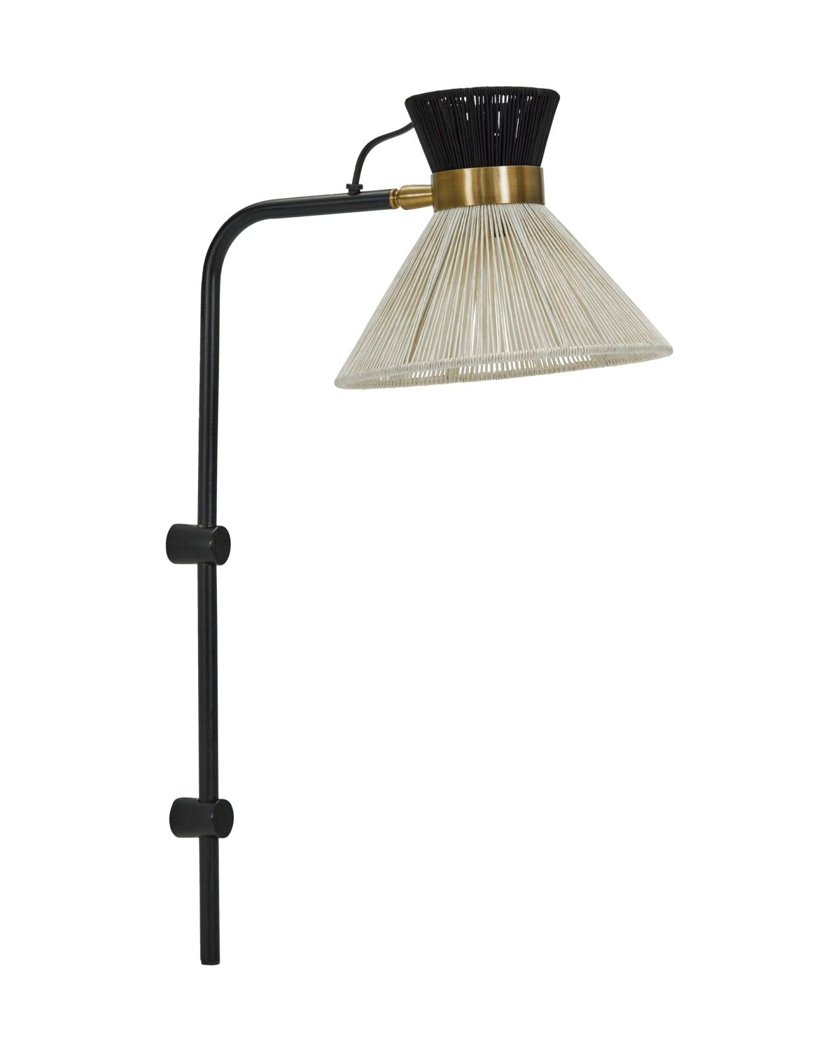 Wandlampe Cord - schwarz