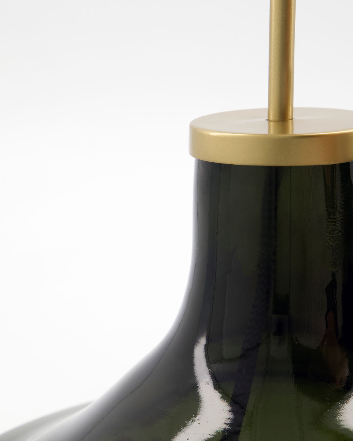 Tischlampe Matte - grün/weiß