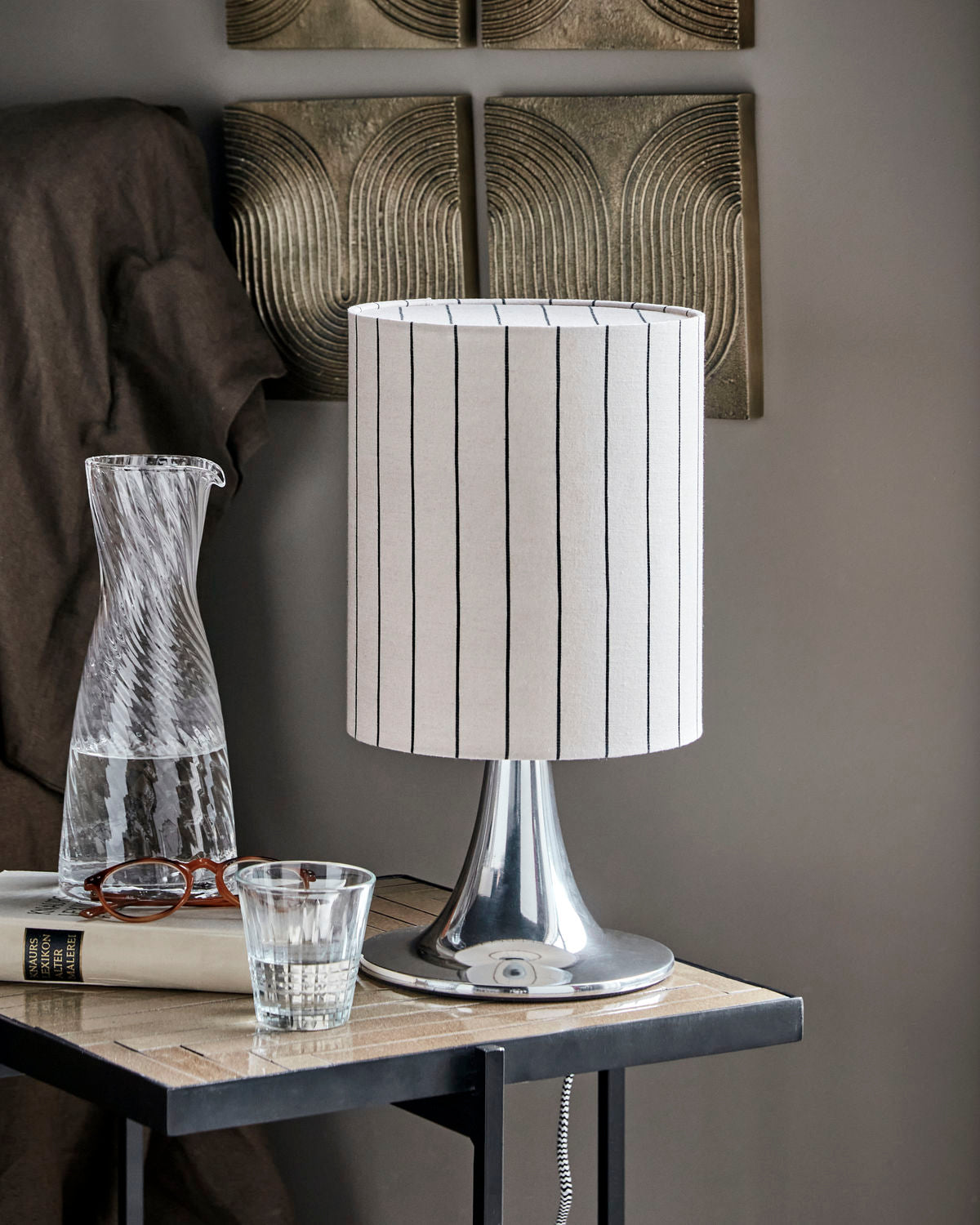 Tischlampe Tulip - gestreift