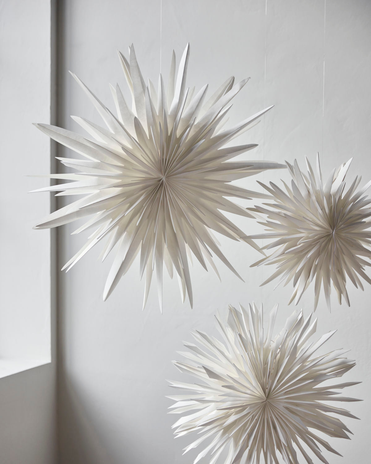 Papierstern Dust - off-white Ø 40 cm