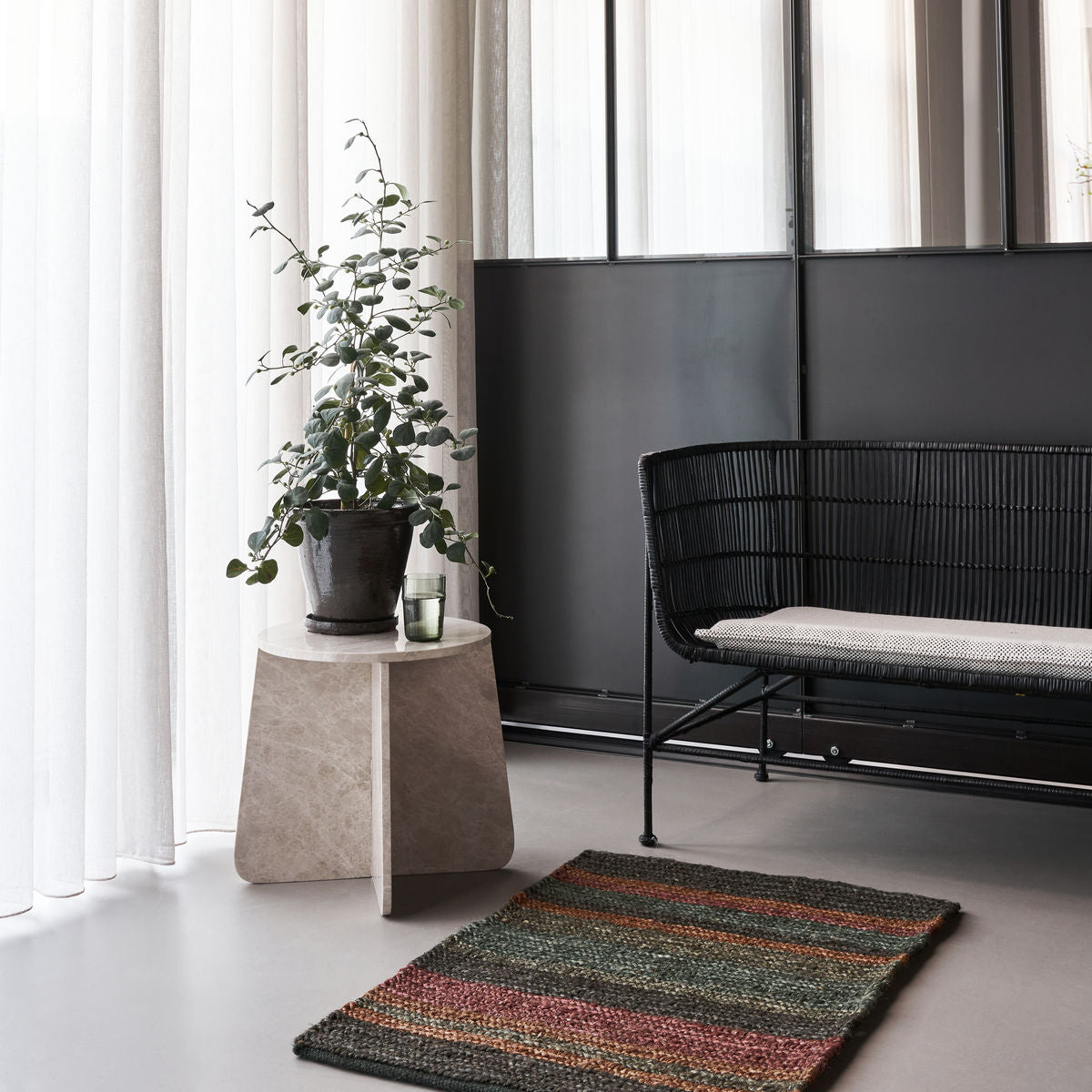 Teppich Tori - bunt 60 x 90 cm