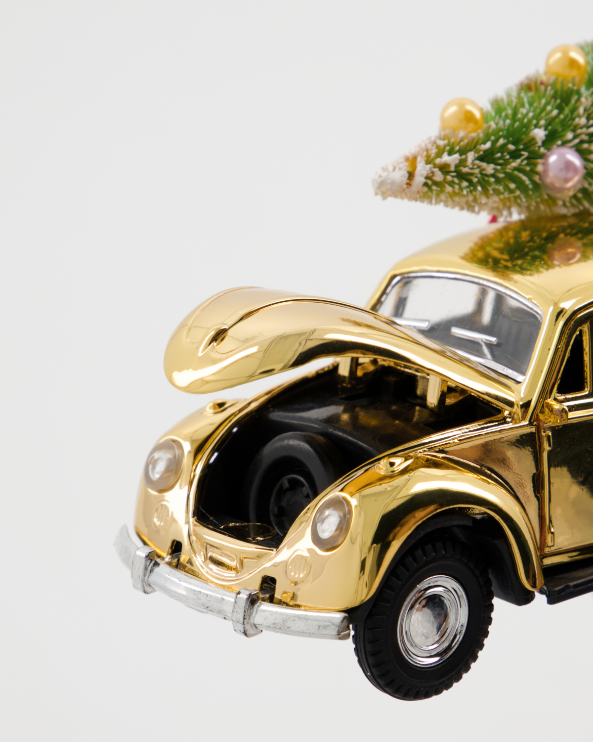 Xmas Car Gold- M