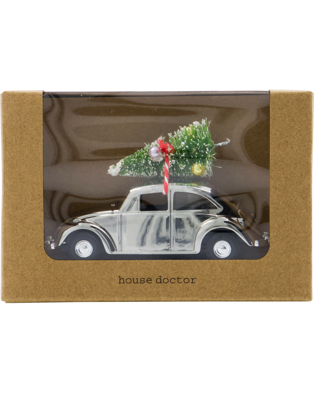 Xmas Car Silber - S