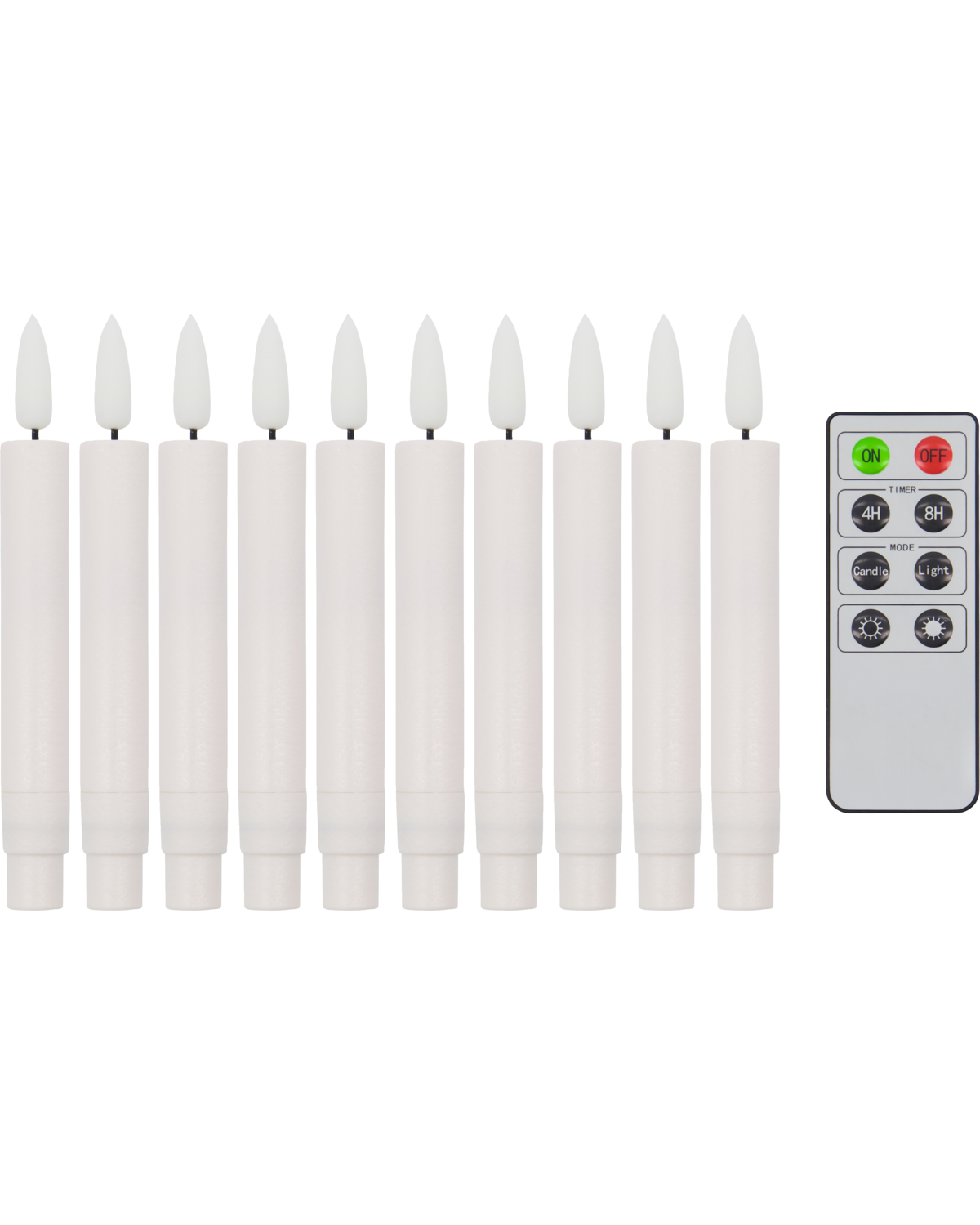 LED Christbaumkerzen - 10er Set