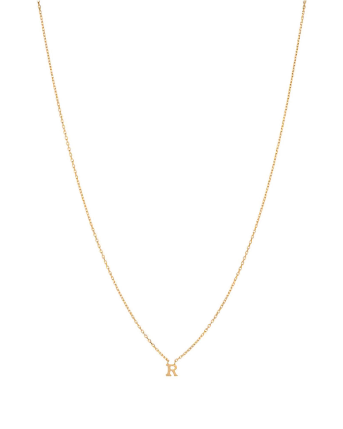 Halskette Note - gold versch. Buchstaben