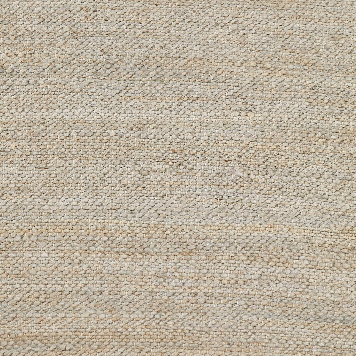 Teppich Hempi - hellgrau 90 x 300 cm