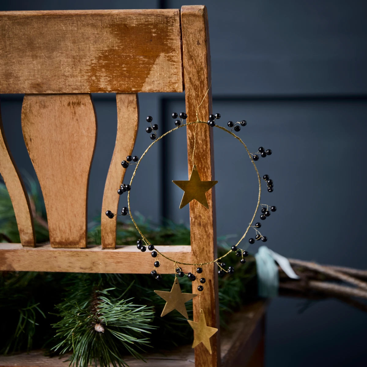 Ornament Stern - Schwarz