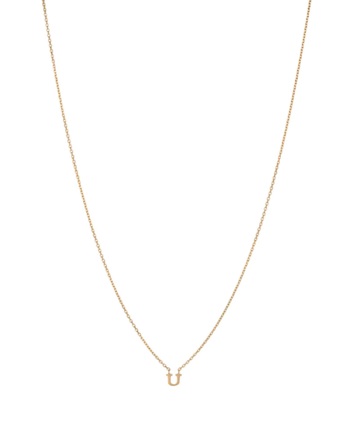 Halskette Note - gold versch. Buchstaben