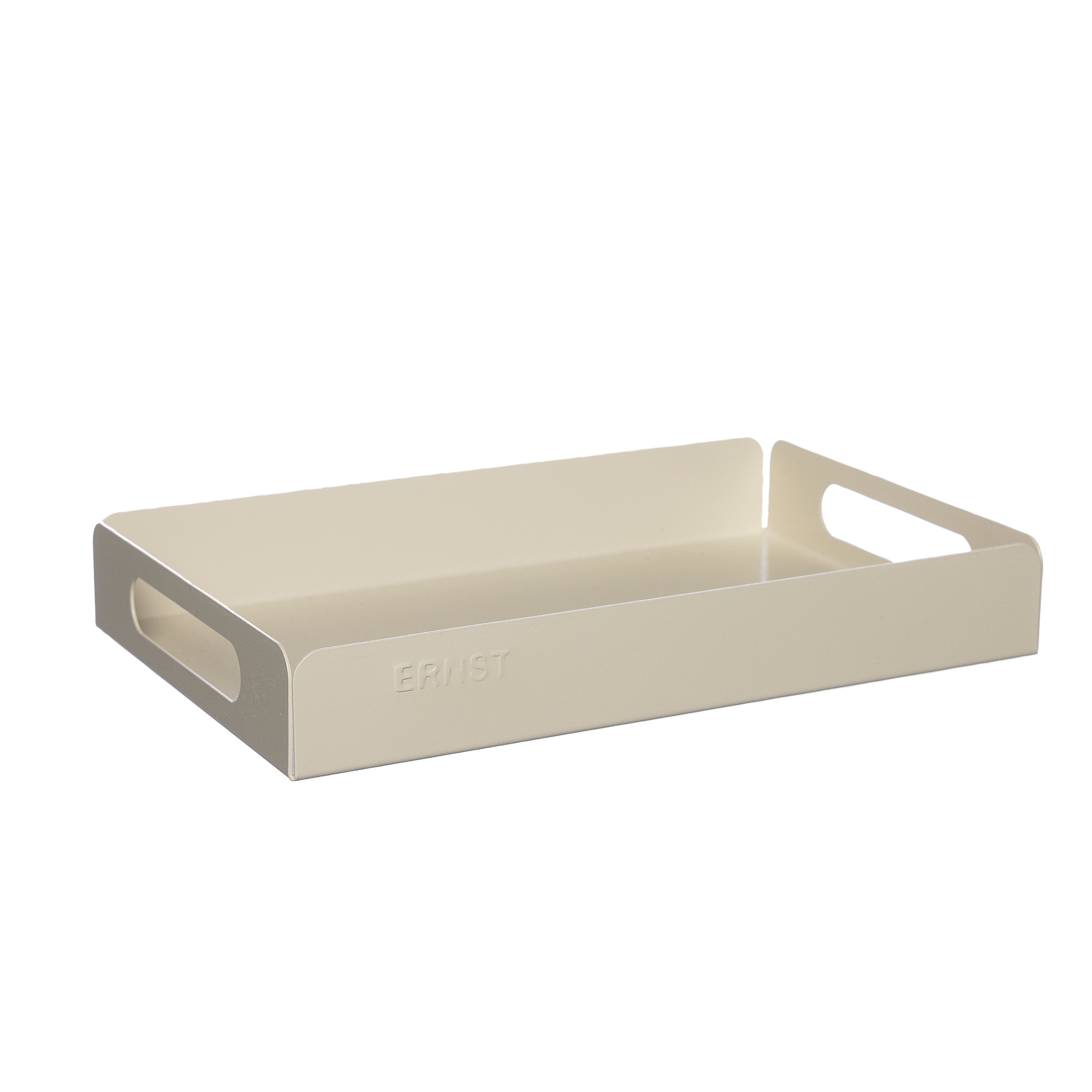 Metall Tablett klein - Beige