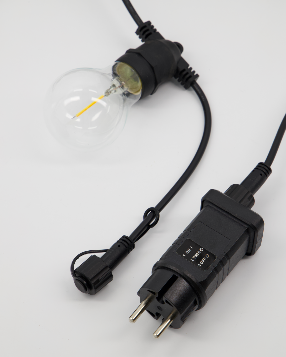 Lichterkette Light - schwarz