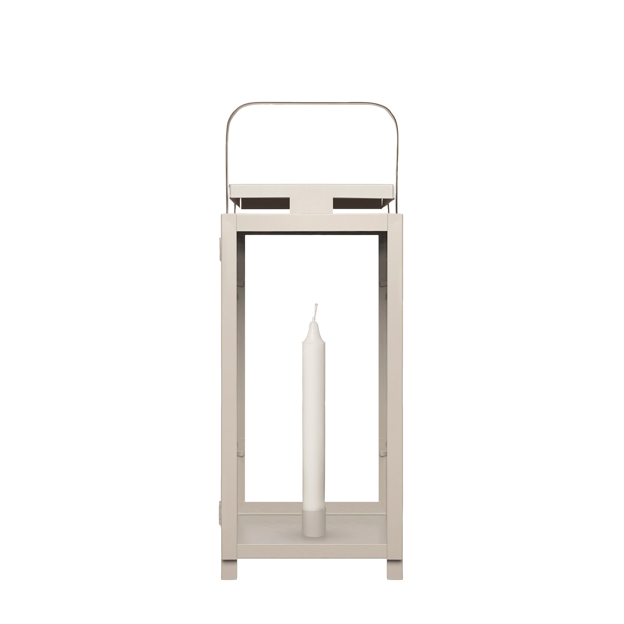 Laterne - beige 43 cm