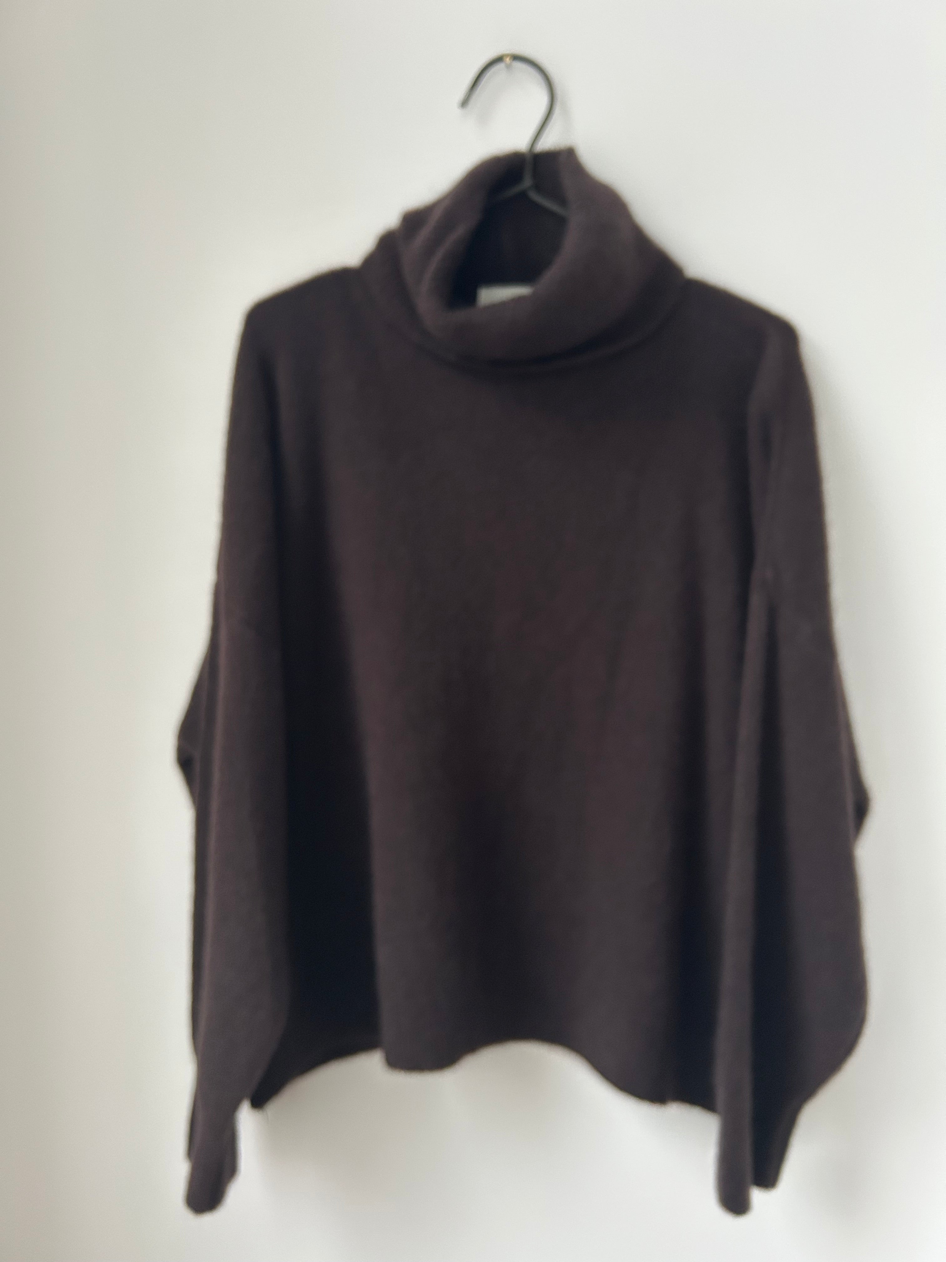 Rollkragen Pullover schokobraun