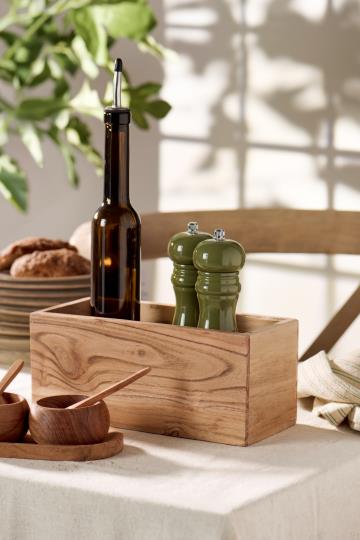 Salz- und Pfeffermühle 2er Set - Olivgrün