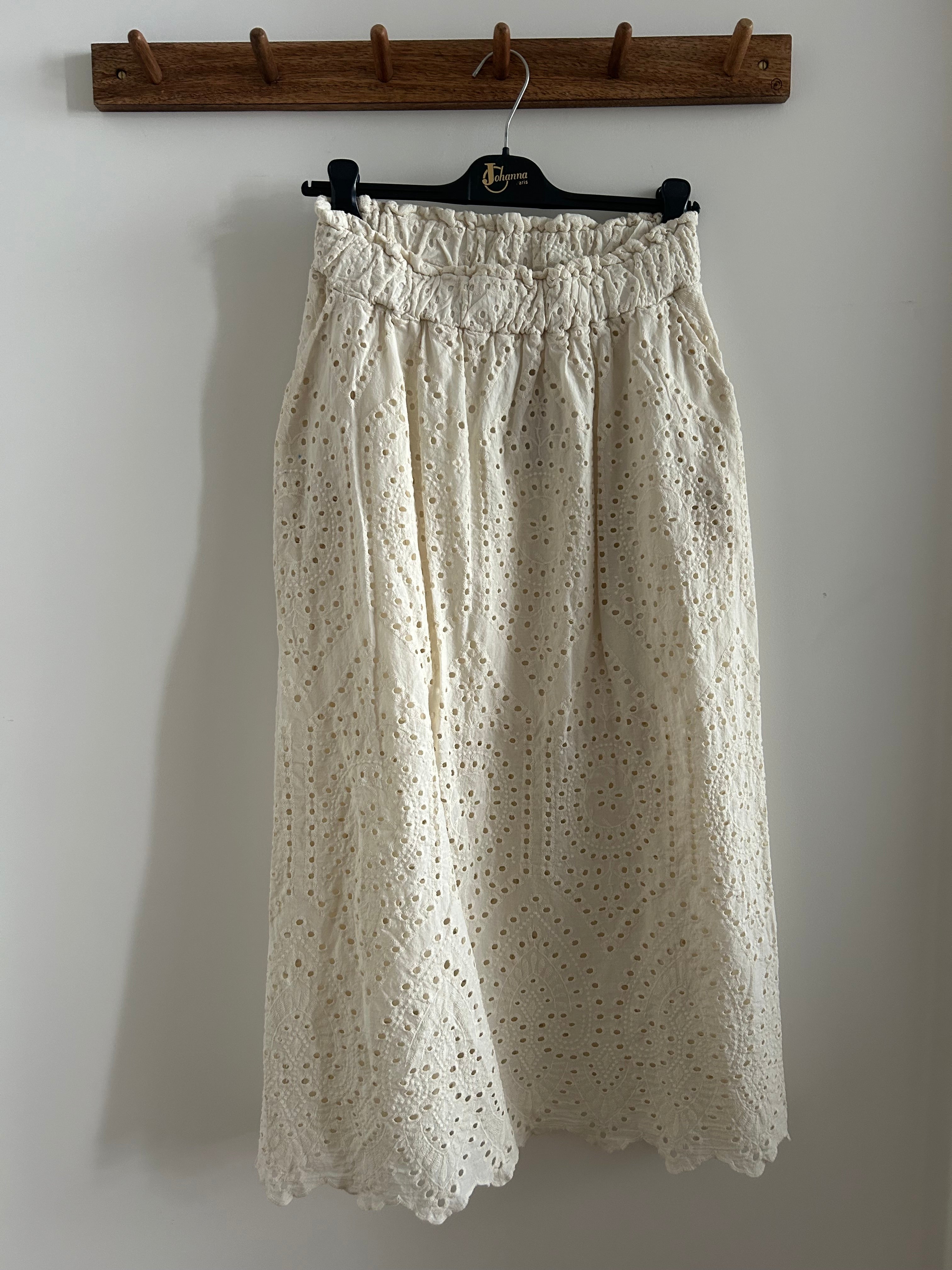 Rock Broderie Spitze - creme