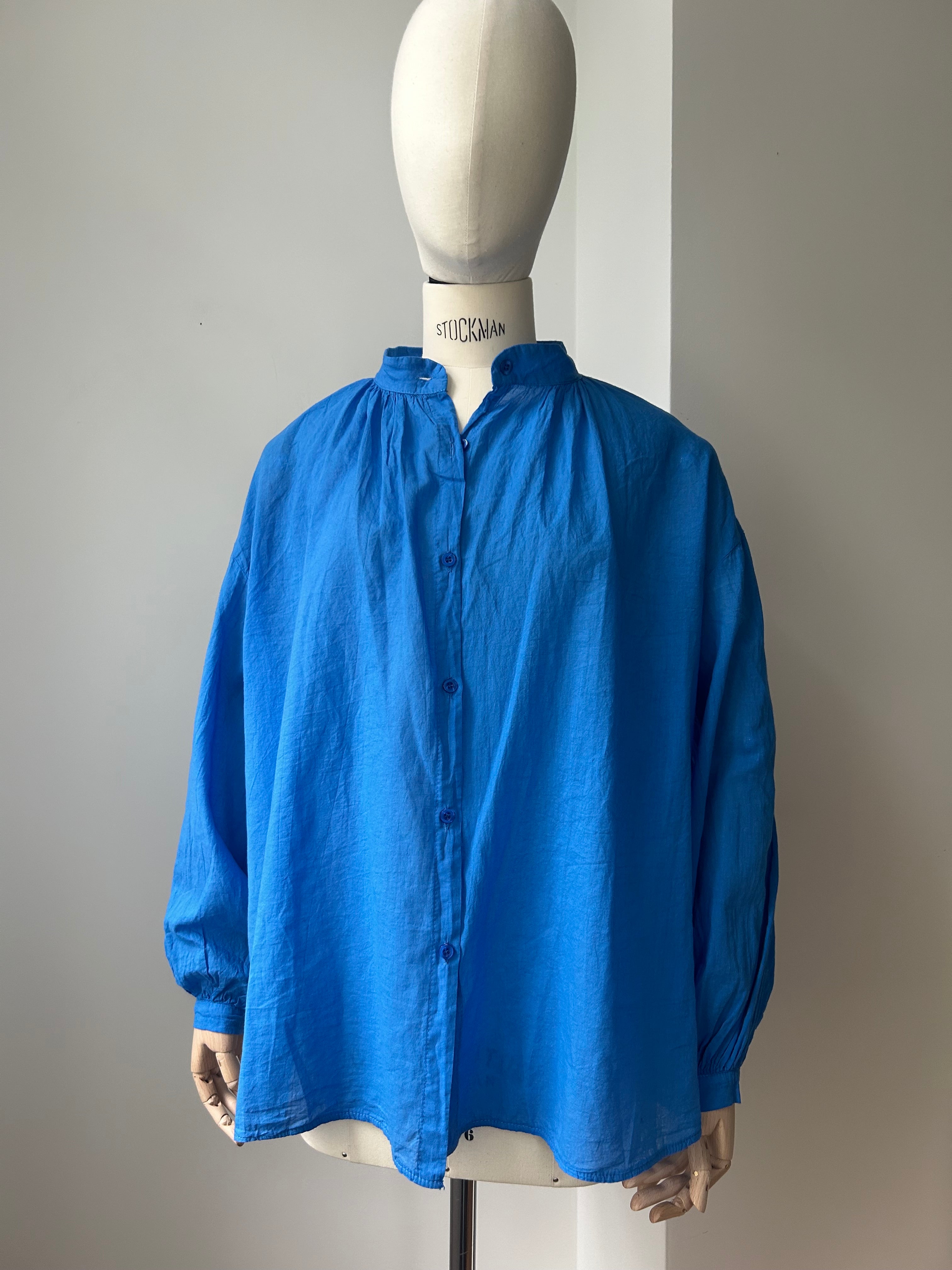 Sommerbluse - blau