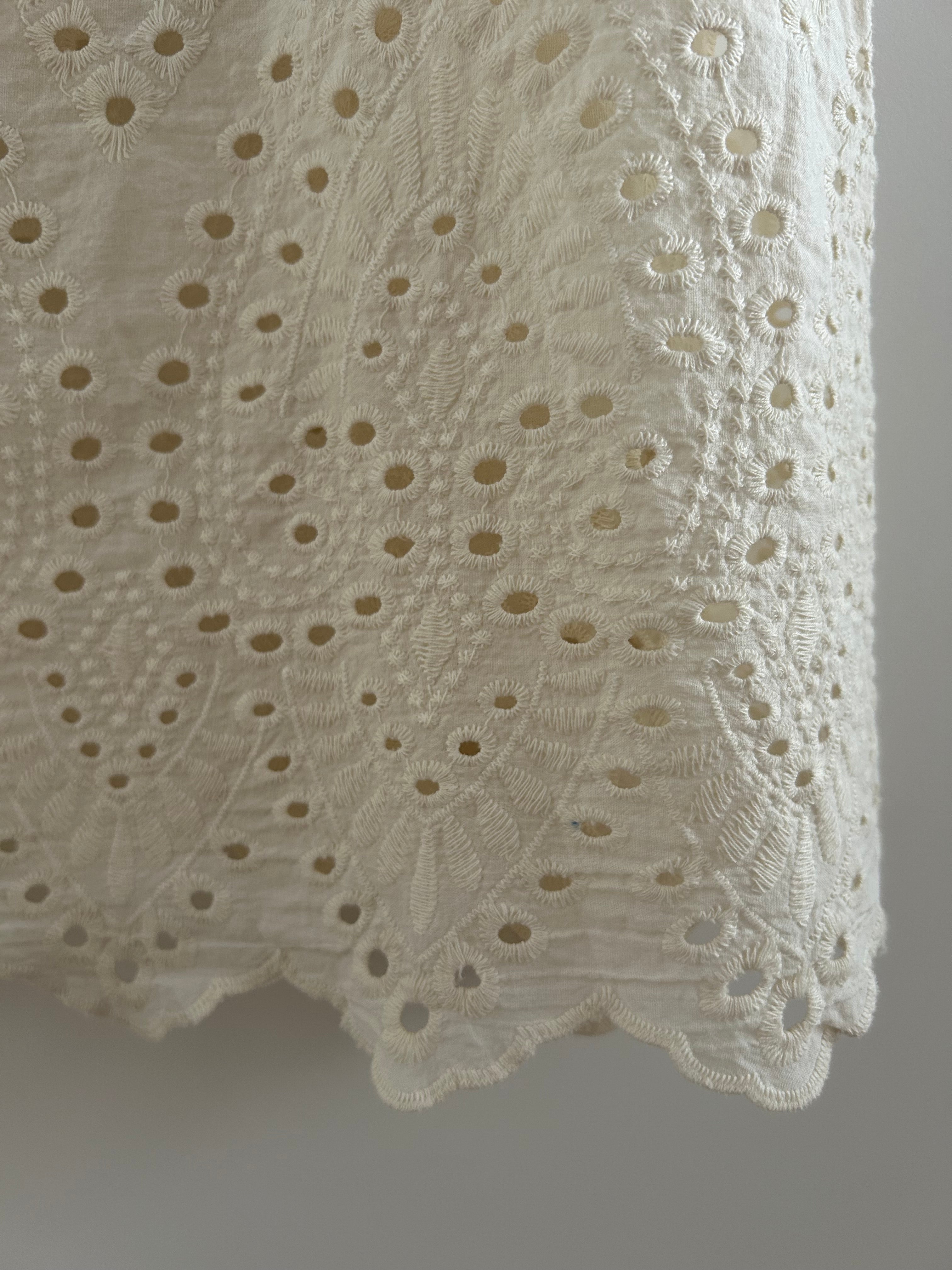 Rock Broderie Spitze - creme