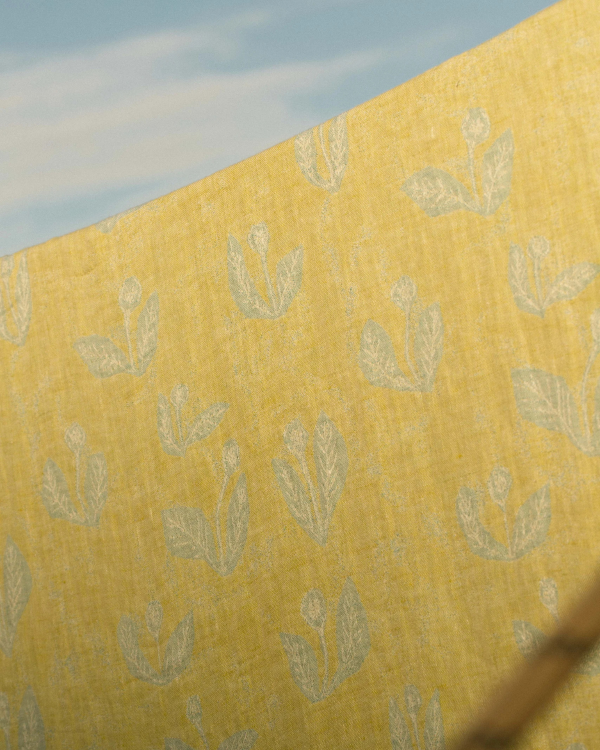 Tischdecke/Decke KESÄKUKKA - Limette-Hellblau