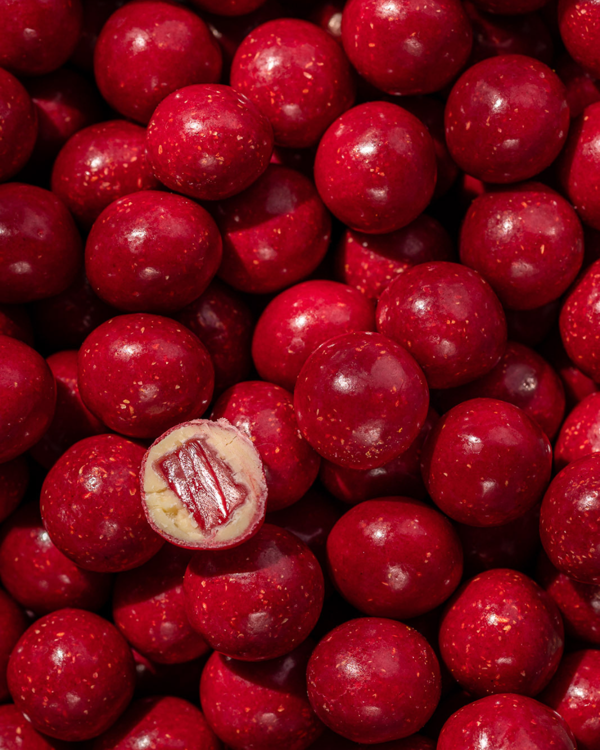 Fruchtgummi mit Schokolade - Raspberry / Himbeere 250 g