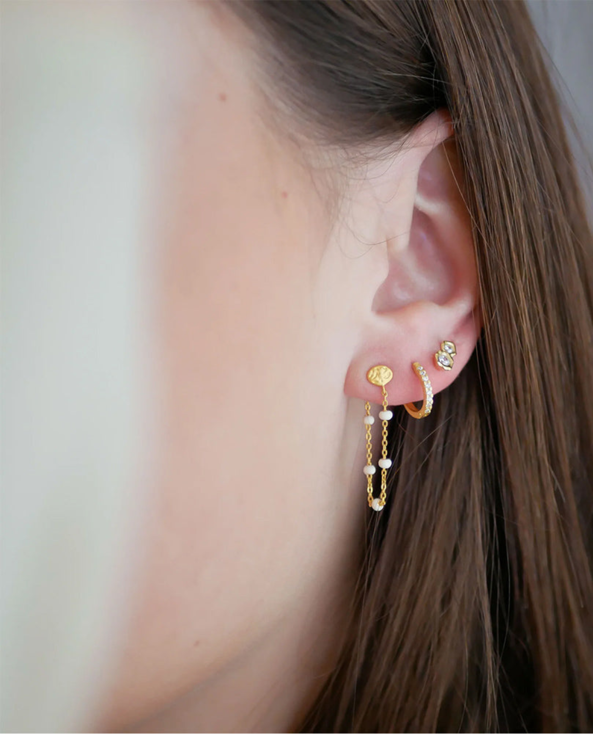 Ohrringe Lola - daisy/gold