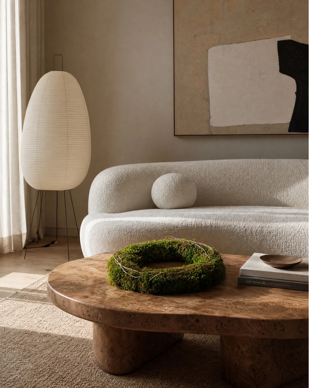 Kranz Moos - Green Halo Moss Wreath (Ø 40 cm)