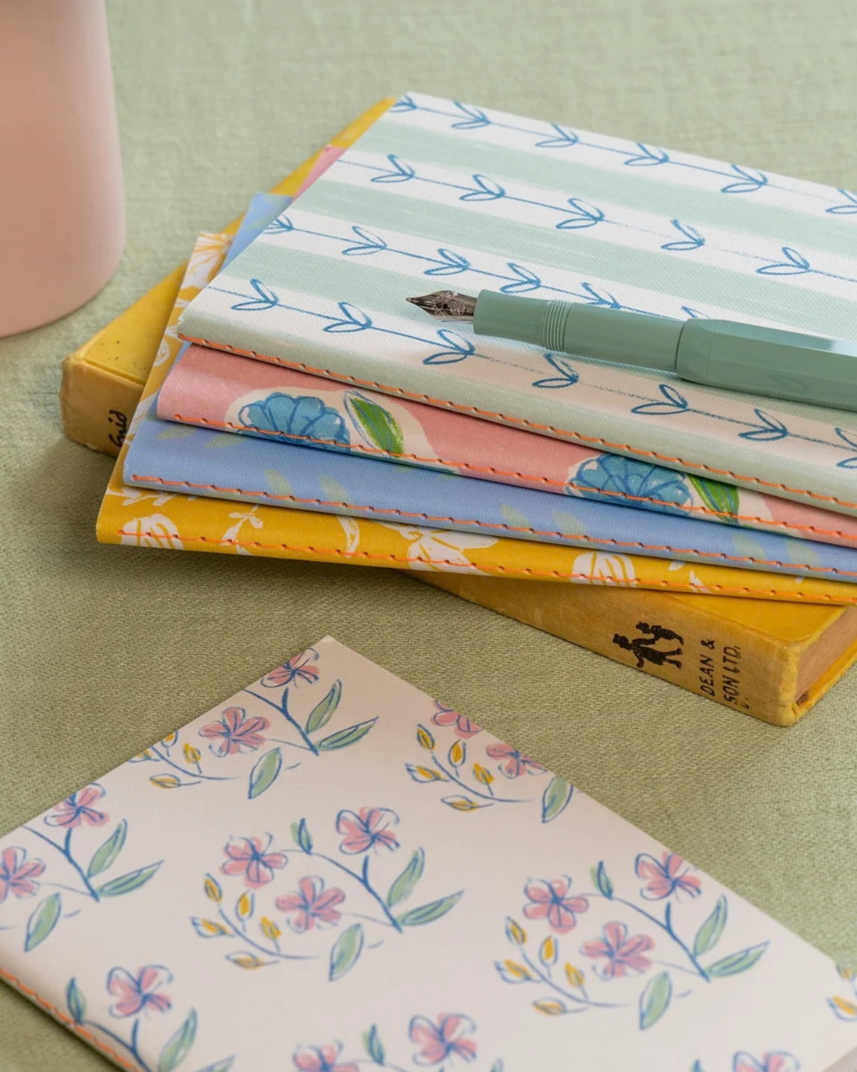 Notizbücher Flora - 8er-Set