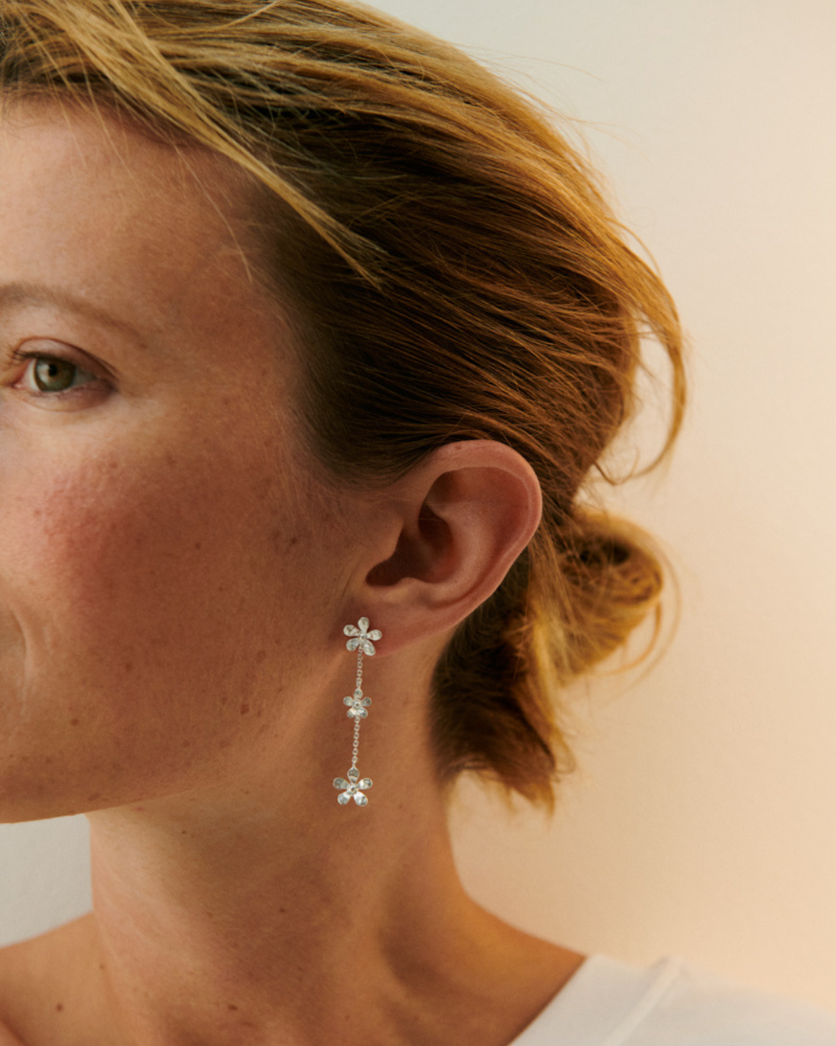 Ohrringe Wild Poppy - silber