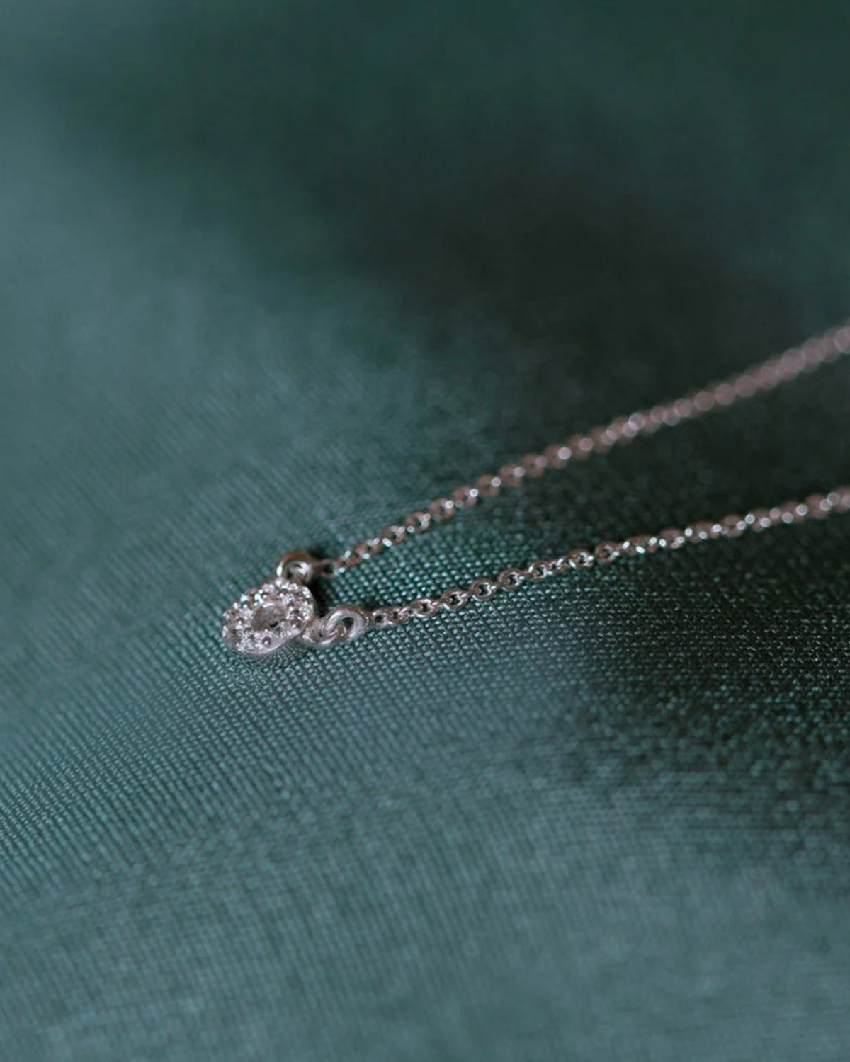 Halskette Mini O - silber