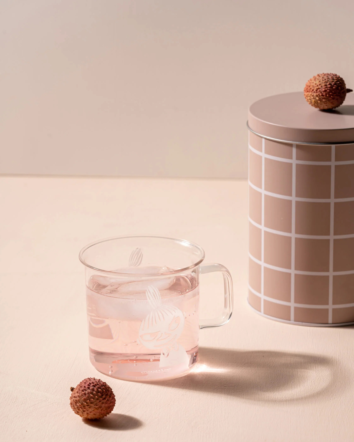 Mumin Glastasse aus Borosilikatglas - Little My 350 ml
