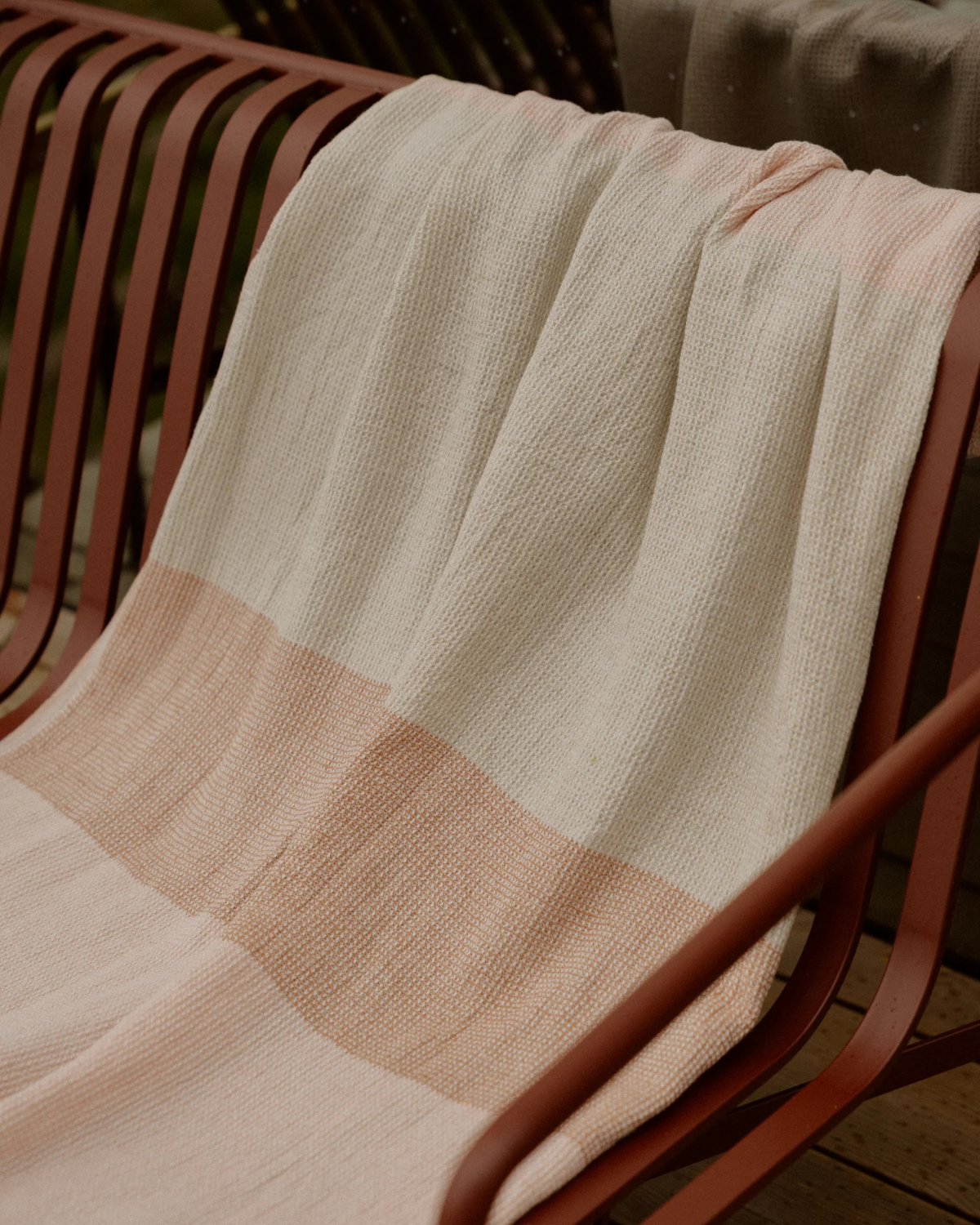 Badetuch TERVA - Multi-Zimt-Rosa (85 x 180 cm)