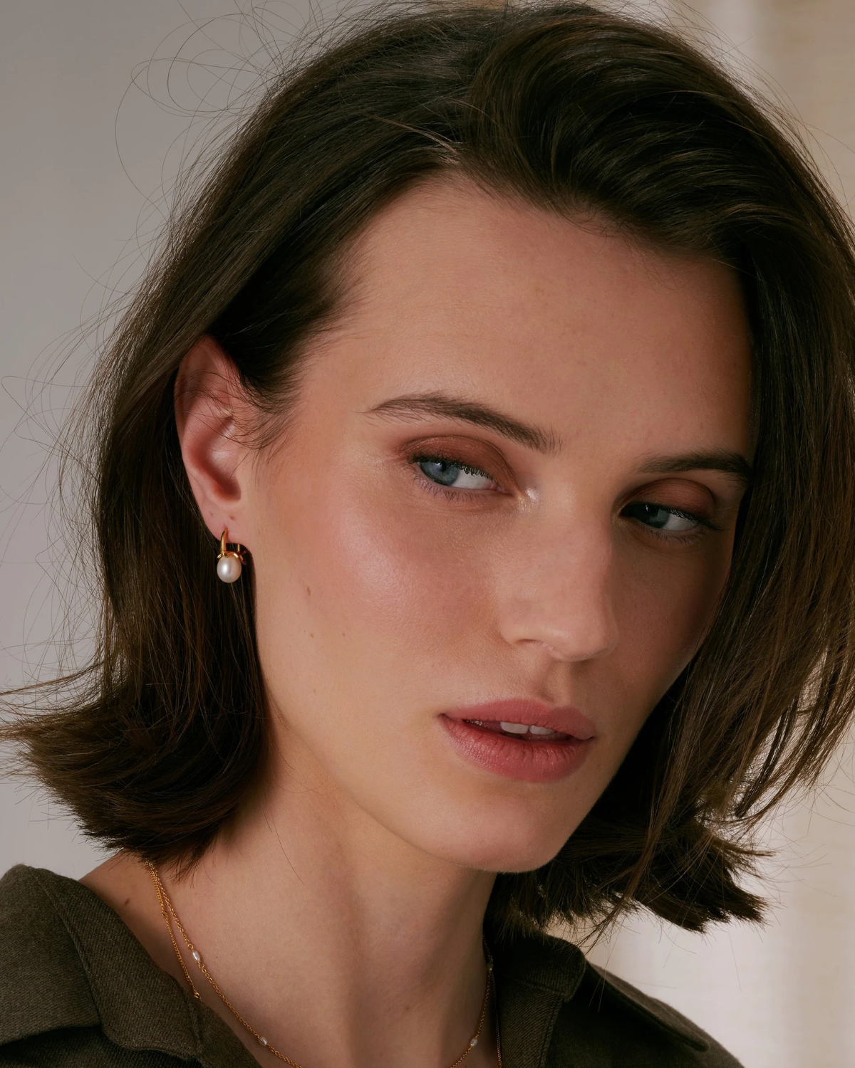 Ohrringe Florentina Pearl - gold