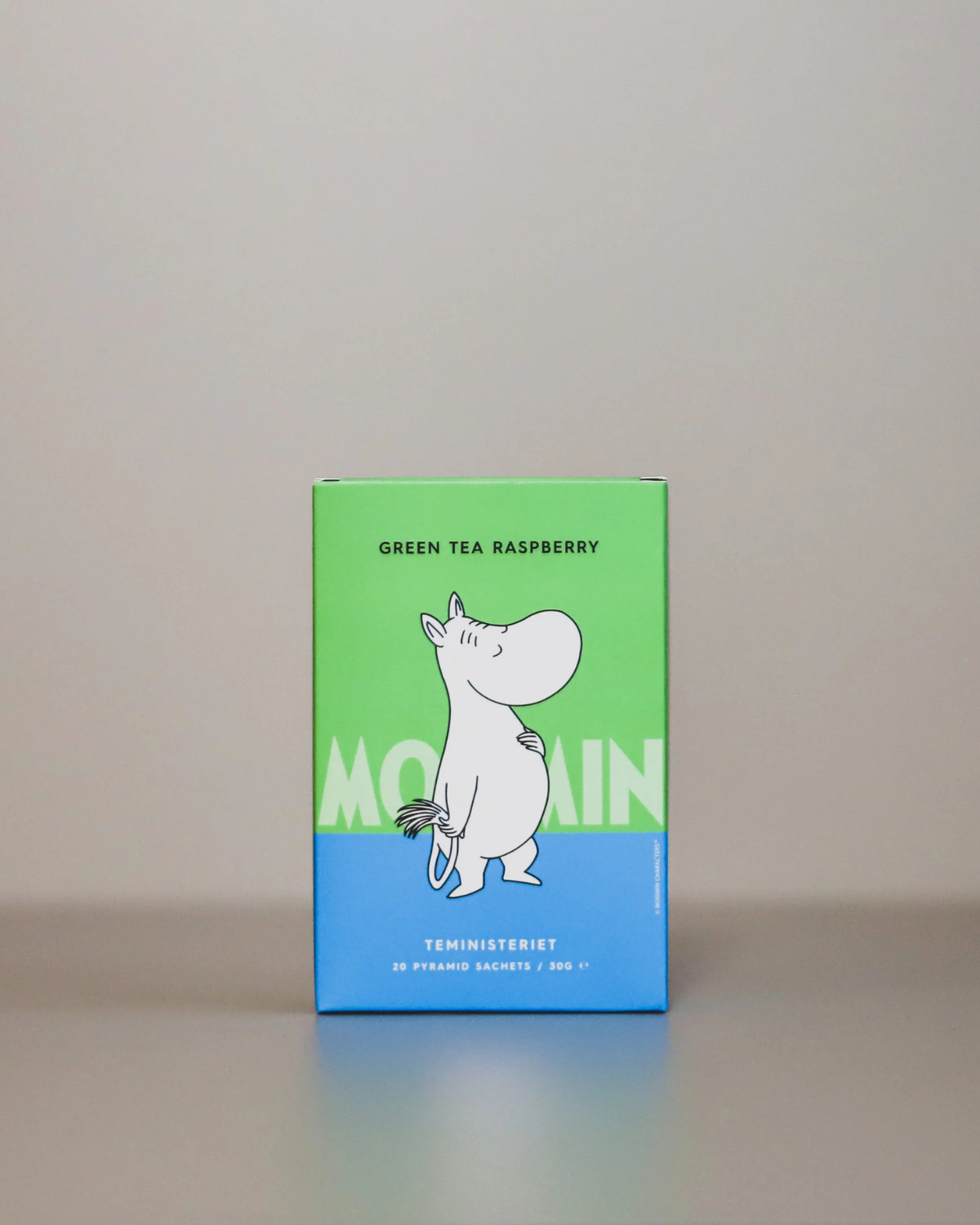 Mumin Green Tea Raspberry - Grüner Tee mit Himbeere (Pyramidenbeutel)